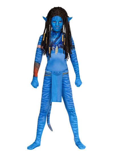 Maskworld Kostüm Blaue Stammeskriegerin Kostüm für Mädchen, Na'wie cool ist das denn?! Wasserblaues Filmkostüm im Stil des große