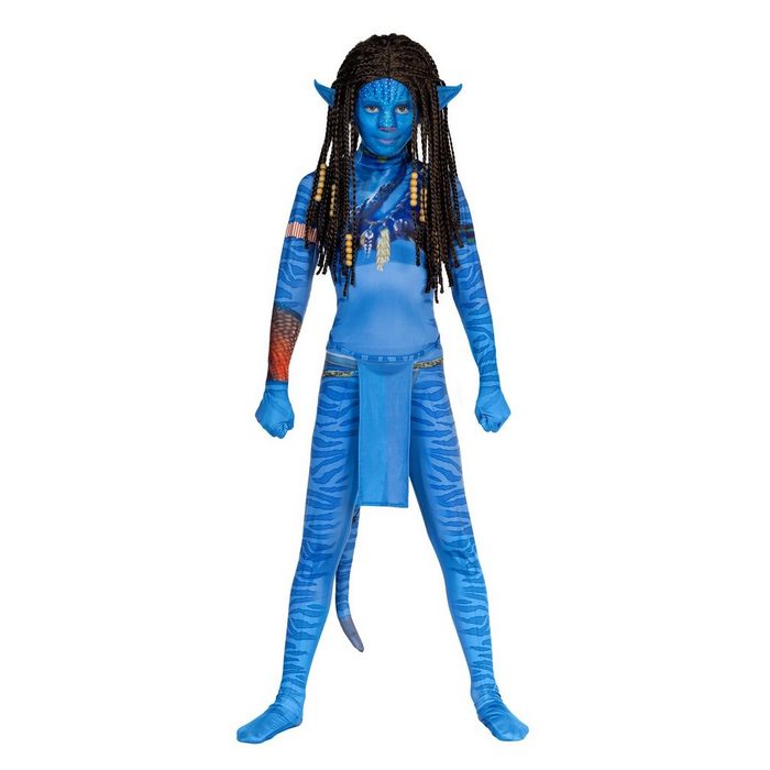Maskworld Kostüm Blaue Stammeskriegerin Kostüm für Mädchen Na'wie cool ist das denn?! Wasserblaues Filmkostüm im Stil des großen Kinoerfolgs
