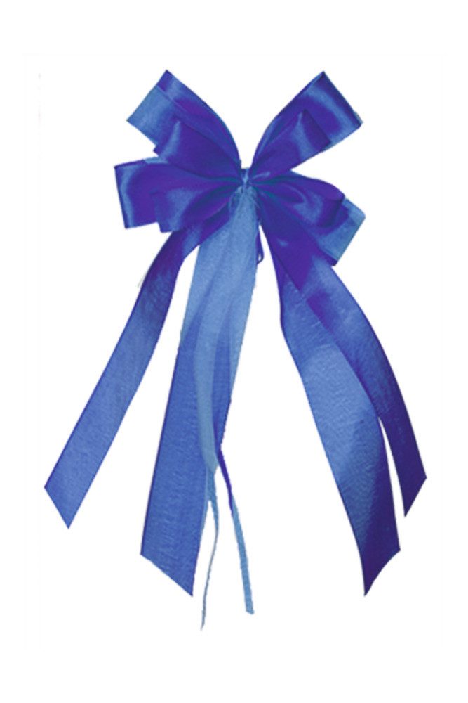 Nestler Schultüte Nestler Geschenkschleife klein blau 17x31cm