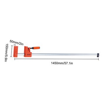 VEVOR Klemmen 2er-Pack Parallelklemmen-Set 127cm F-Klemme mit 500kg Belastungsgrenze