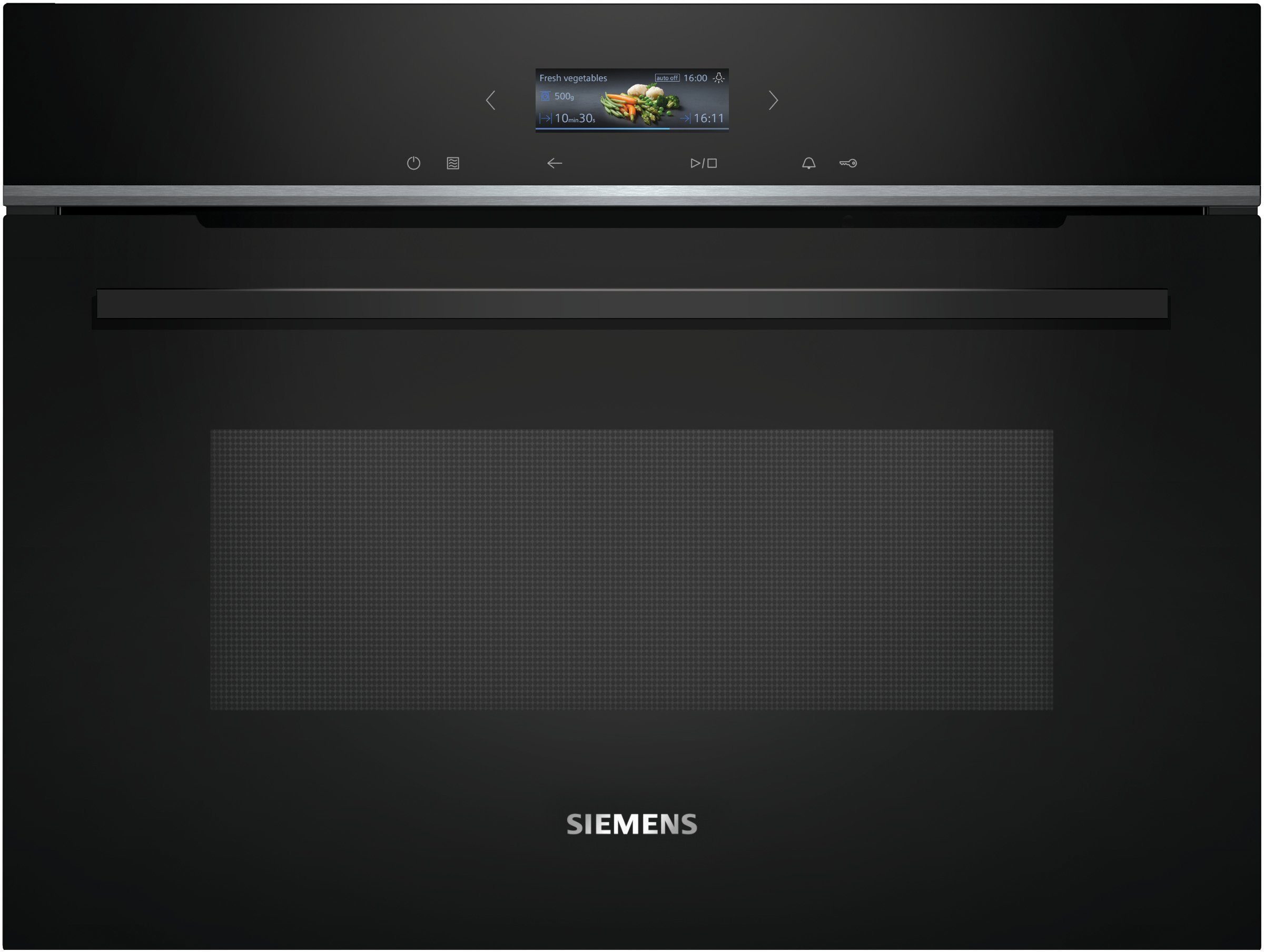 SIEMENS Einbau-Mikrowelle CE732GXB1, Grill, Mikrowelle, 36 l, Leichte humidClean Plus-Reinigung & sanft schließende softClose-Tür
