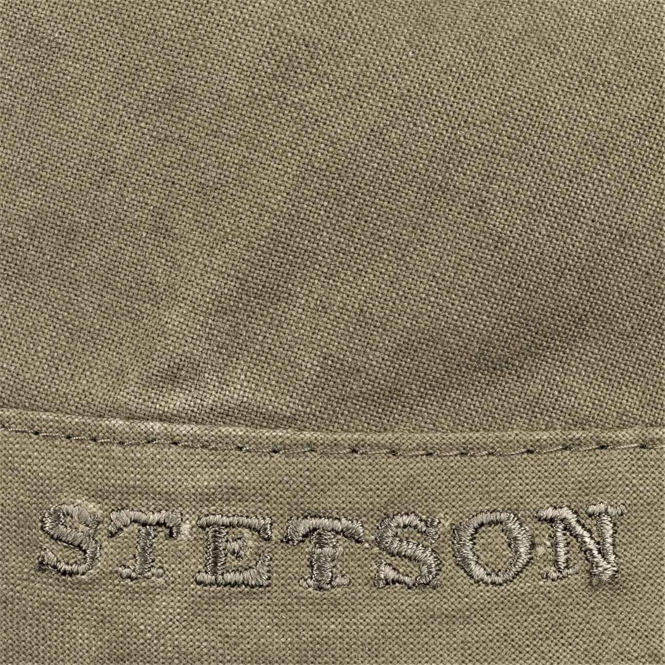 Stetson Sonnenhut (1-St) Baumwollhut khaki Futter mit