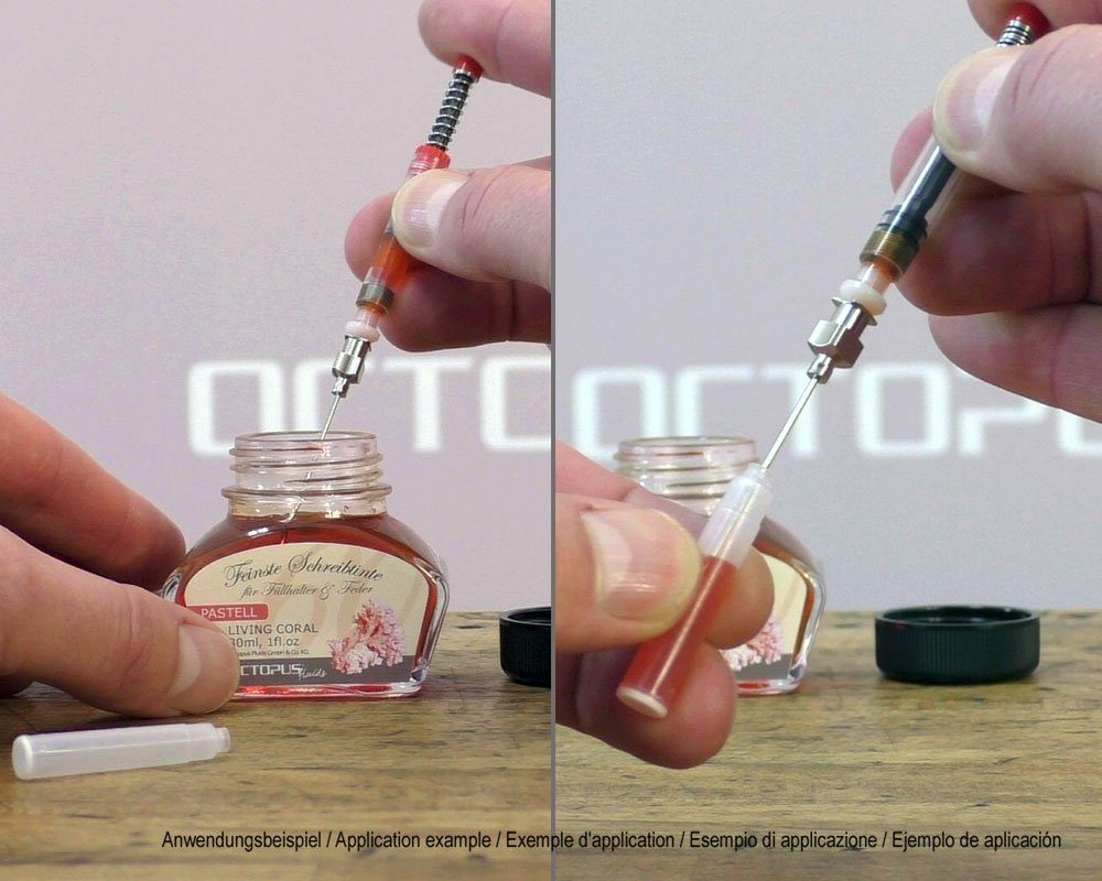 OCTOPUS Fluids zum von (1-tlg) OCTOPUS Tintenkonverter Füllhalter Tintenabsorber Nachfüllen Füller-P, und
