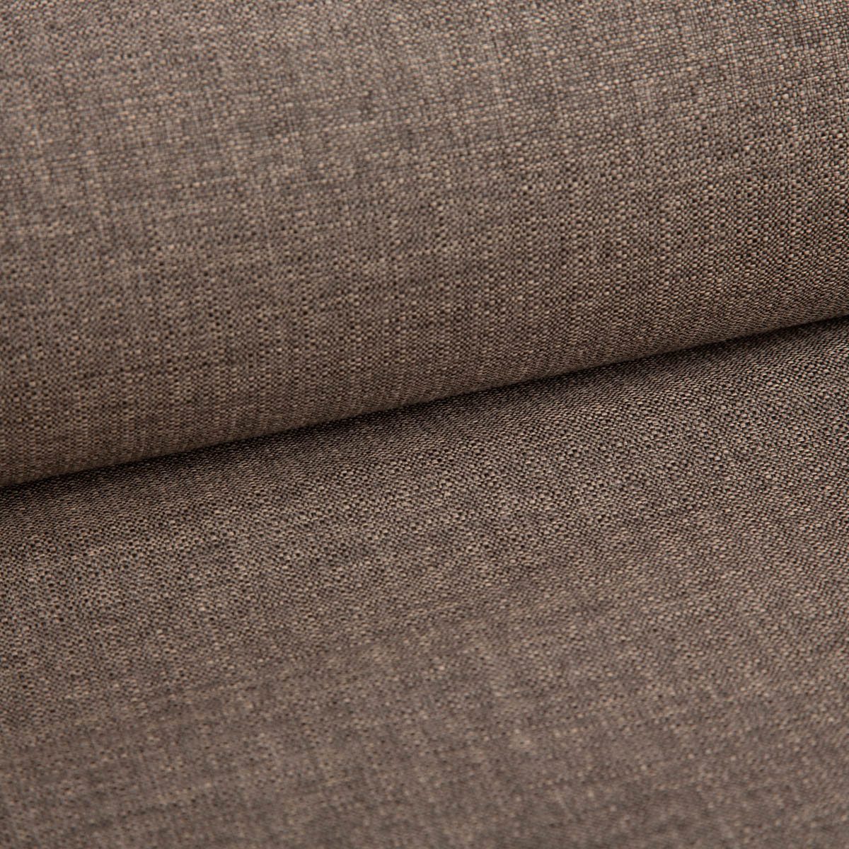 Stoff Polsterstoff Outdoor Olefina Fleckschutz uni Struktur braun 1,45m