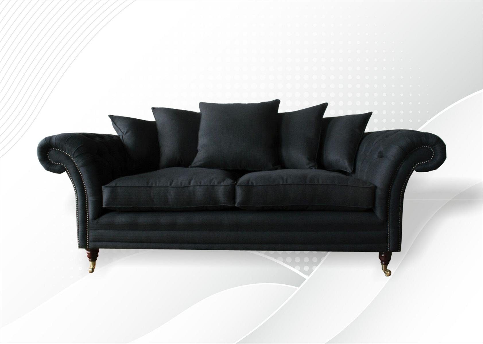 JVmoebel Chesterfield-Sofa, Chesterfield 3 Design 225 Sitzer Couch Sofa cm