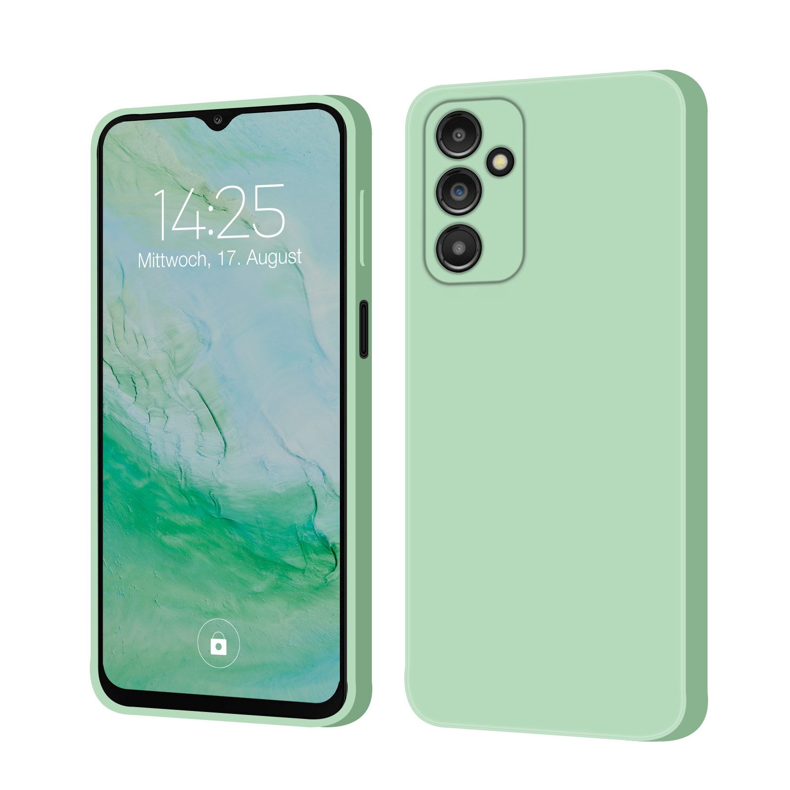 Tec-Expert Handyhülle SoftGrip Cover Hülle für Samsung Galaxy A14 5G, Handy Case Bumper integrierter Kameraschutz flexibel
