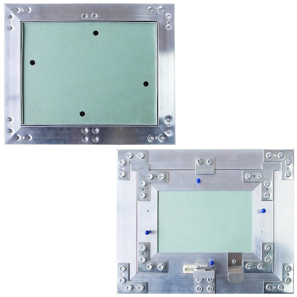 Feel2Home Revisionsklappe Wartungsklappe Revisionsklappe Revisionstür Aluminium versch. Größen (1-St), Feuchtraum geeignet - witterungsbeständig