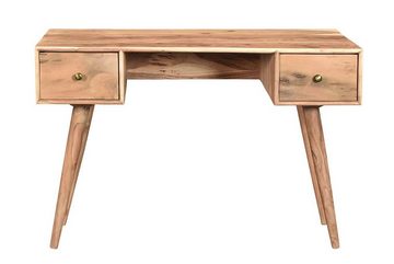 Tischhelden Schreibtisch Schreibtisch 70ties Bastler Akazienholz natur