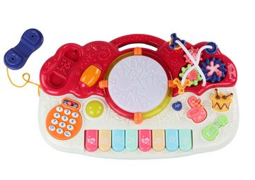 LEAN Toys Lernspielzeug Klavier Musik Trommel Klänge Sounds TelefonLichter Tasten Spielzeug