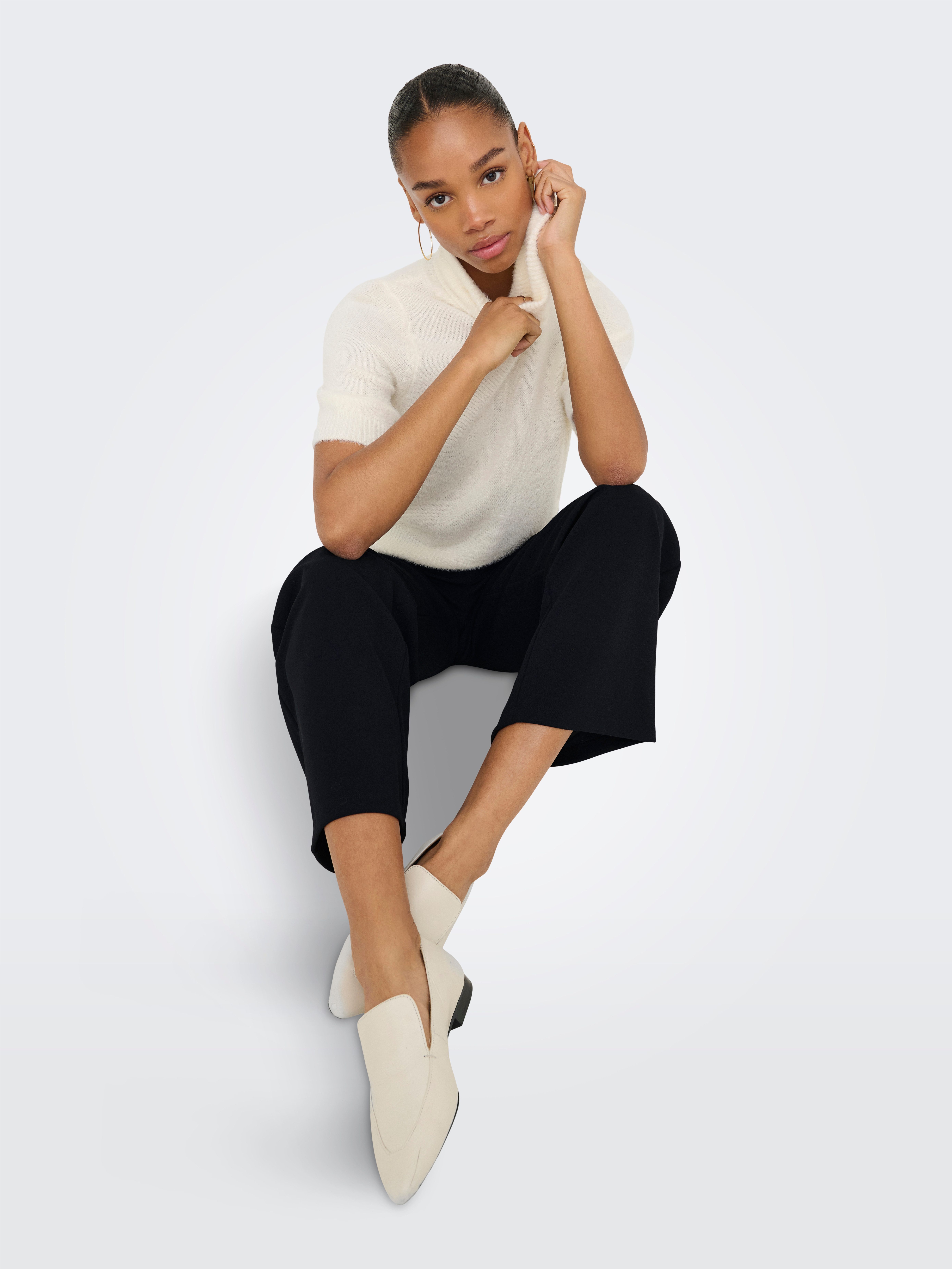 ONLY Schlupfhose ONLRINA BUTTON PANT JRS NOOS mit Knopf-Details