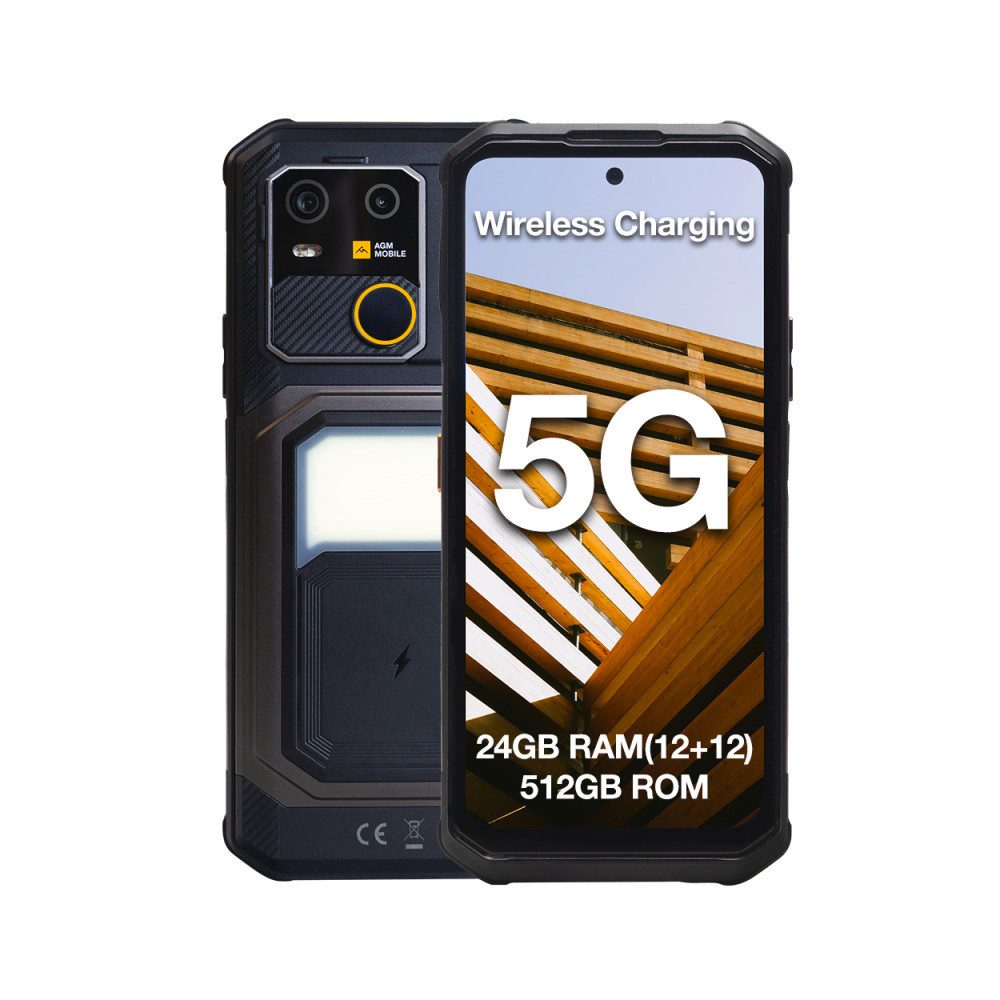 AGM Mobile G3 Rugged Handy (17,1 cm/6,72 Zoll, 512 GB Speicherplatz, 64 MP Kamera)