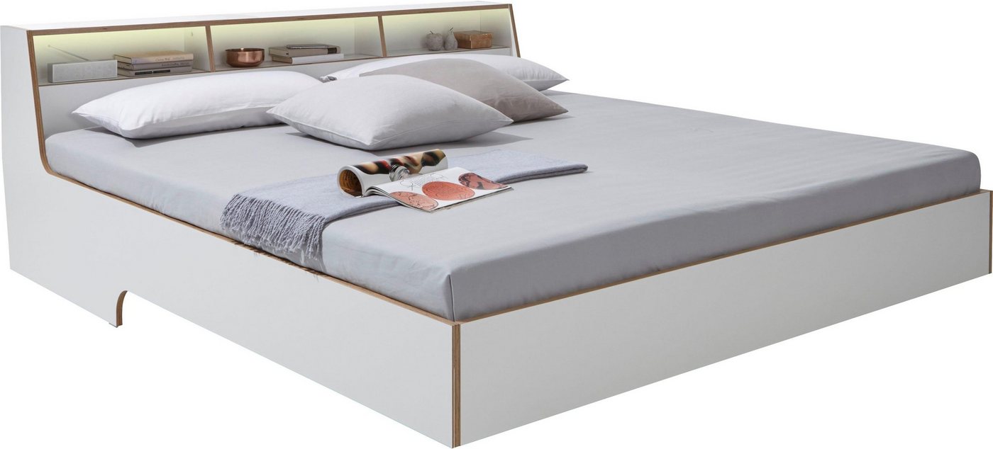 Müller SMALL LIVING Bett »Slope«, inklusive LED Beleuchtung-kaufen