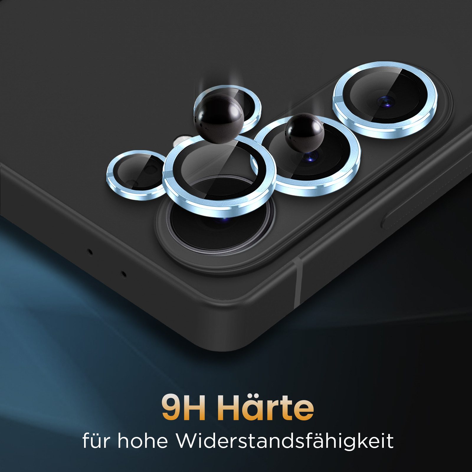 Tec-Expert Kameraschutzglas 9H Kameraglas Set in Sierra-Blau für Samsung Galaxy S26 Ultra für Samsung Galaxy S26 Ultra, Linsenschutzglas Set, 1 Stück, Kamerasch – Bild 5 von 5
