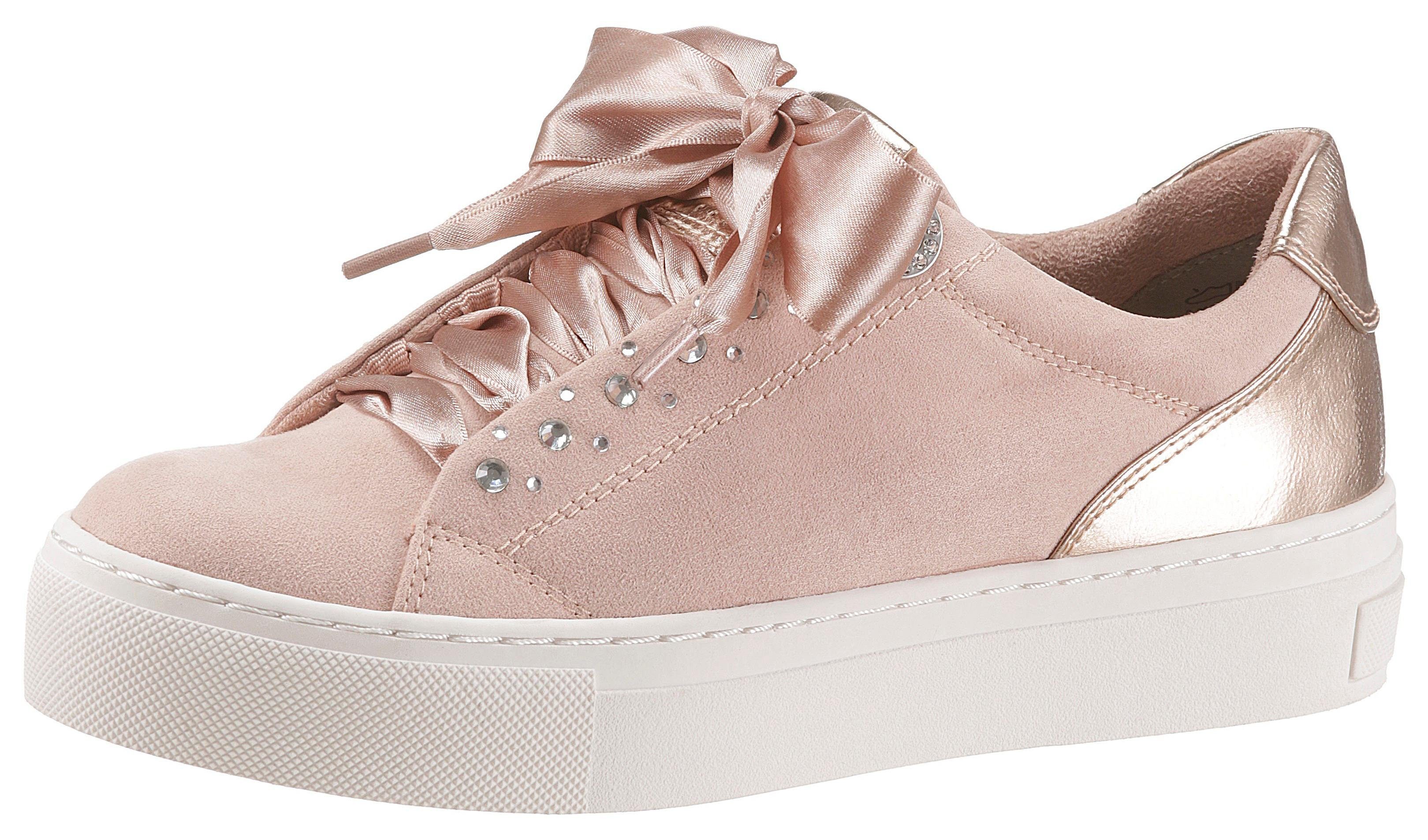 Marco Tozzi Plateausneaker mit auffälliger Satinschleife online kaufen | OTTO Marco Tozzi Plateausneaker mit auffälliger Satinschleife online kaufen | OTTO