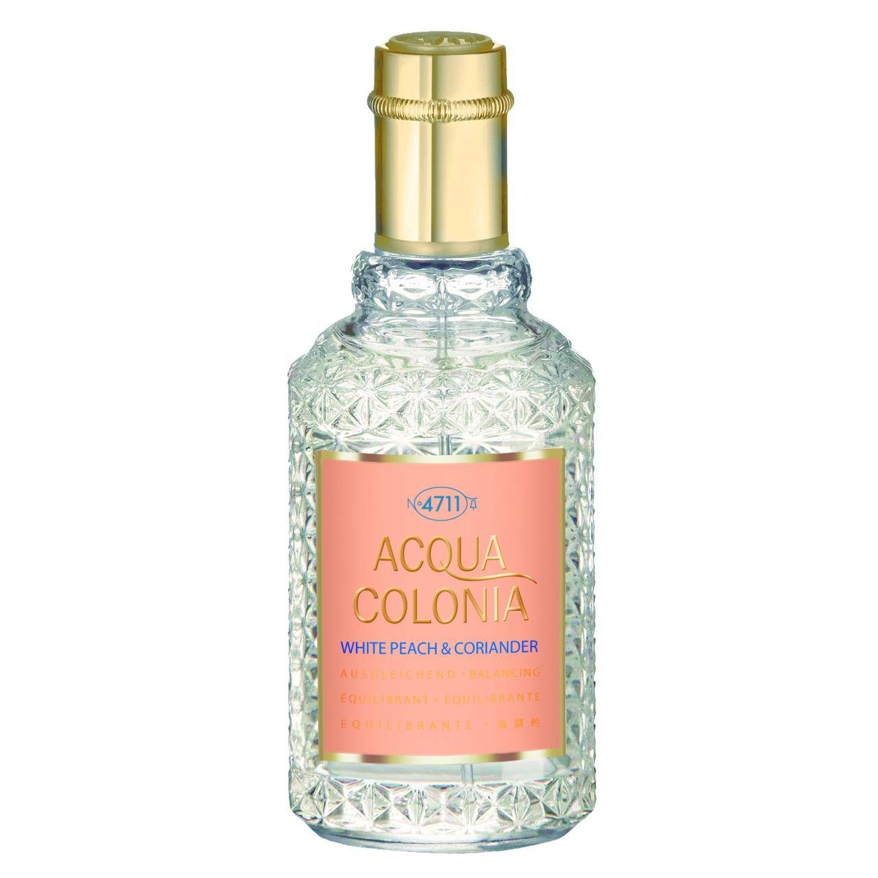 4711 Acqua Colonia Eau de Cologne White Peach & Coriander EdC Nat. Spray