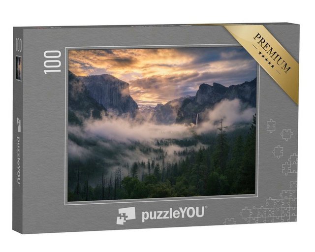 puzzleYOU Puzzle Yosemite Nationalpark, Kalifornien, USA, 100 Puzzleteile, puzzleYOU-Kollektionen Yosemite, Kalifornien