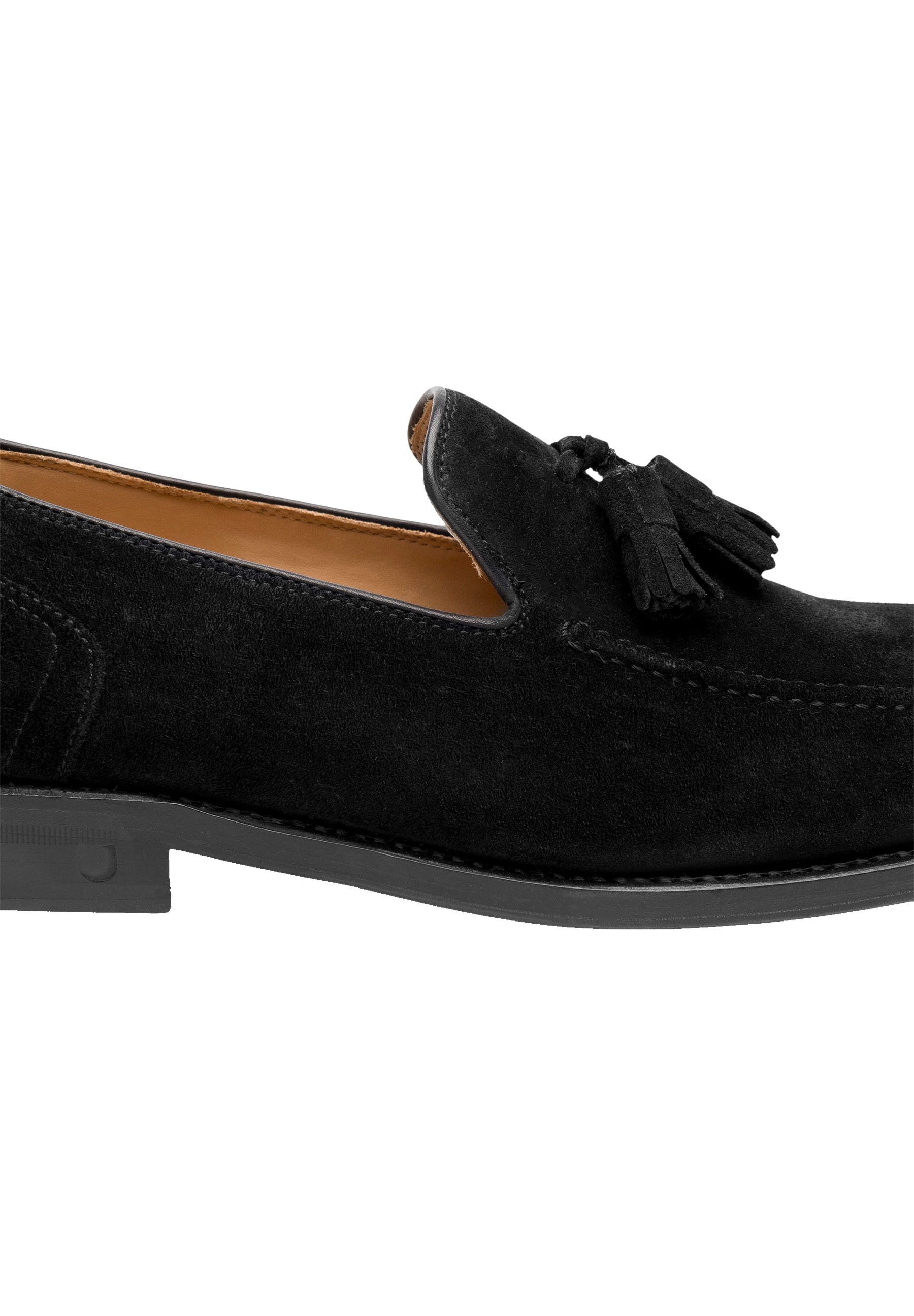 Henry Stevens Haywood TL Businessschuh Loafer Herren Halbschuhe Leder handgefertigt, Anzugschuhe Slipper