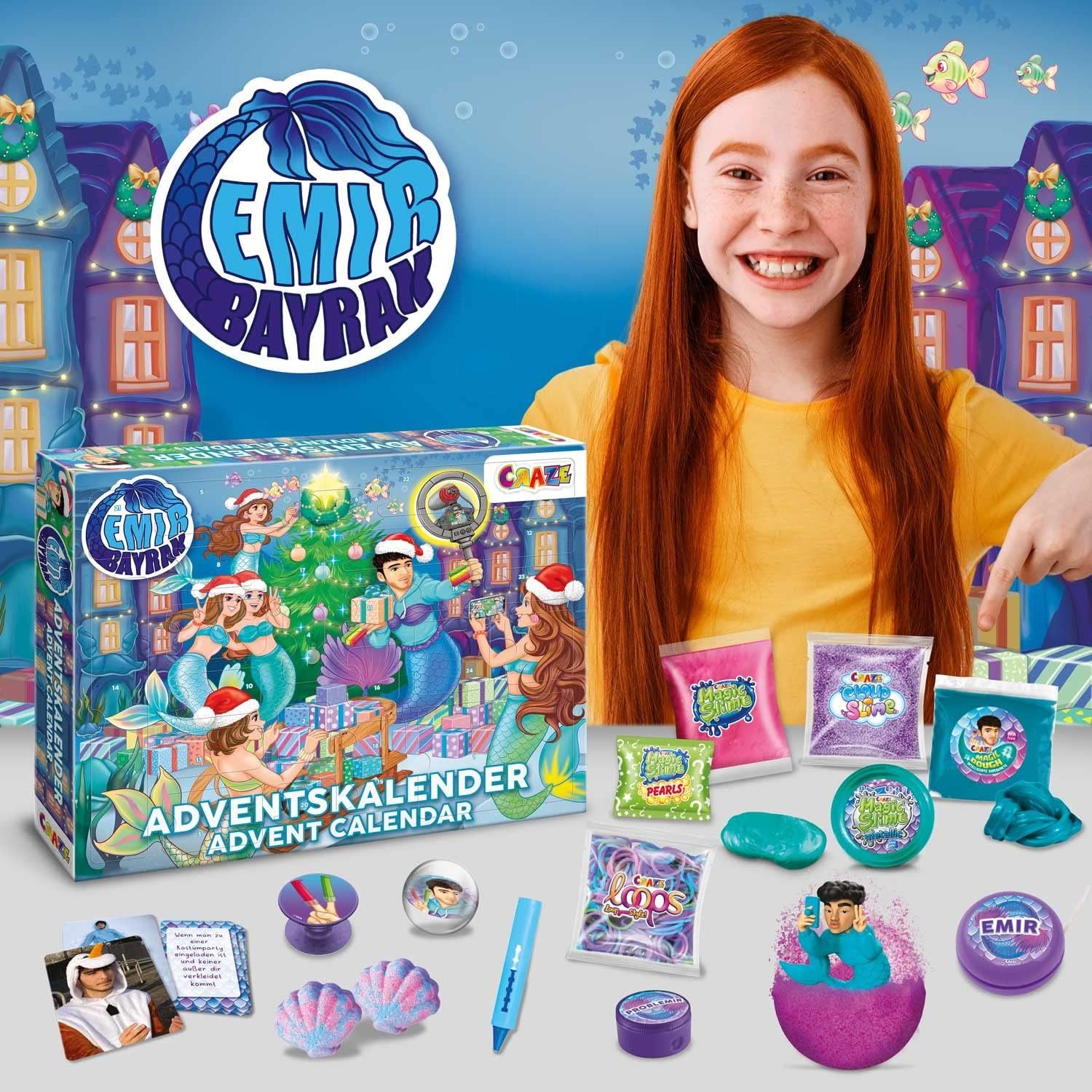 CRAZE Spielzeug-Adventskalender Kinder, Tiktok-Star Emir Bayrak günstig online kaufen