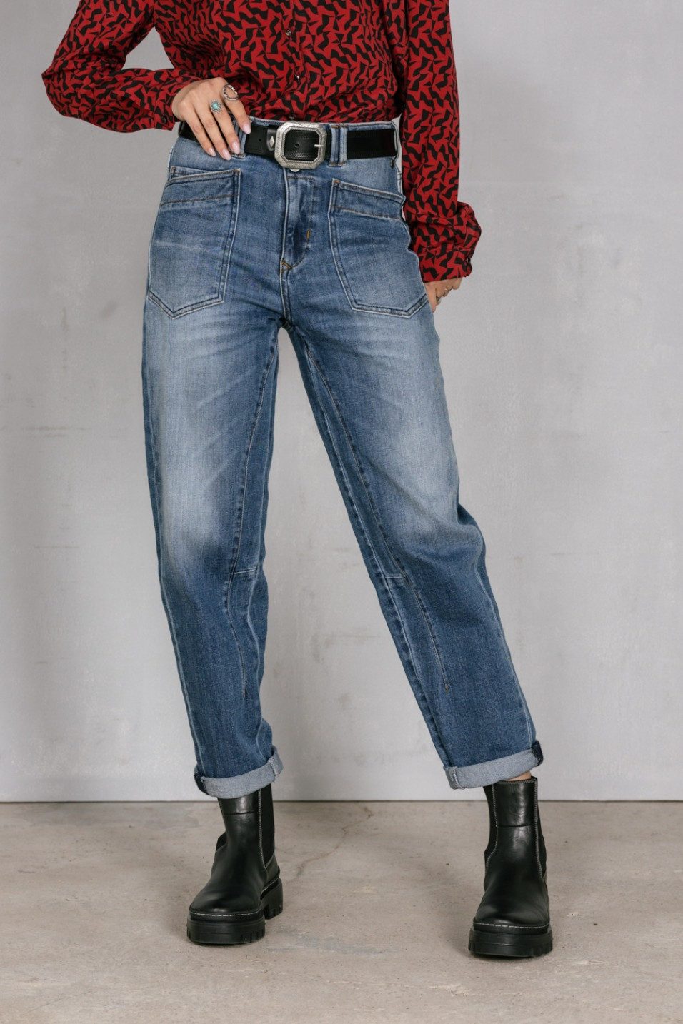 Freeman T. Porter Stretch-Jeans FREEMAN T. PORTER EDITA SDM seoul 25400 998.F2183 – Bild 4 von 5