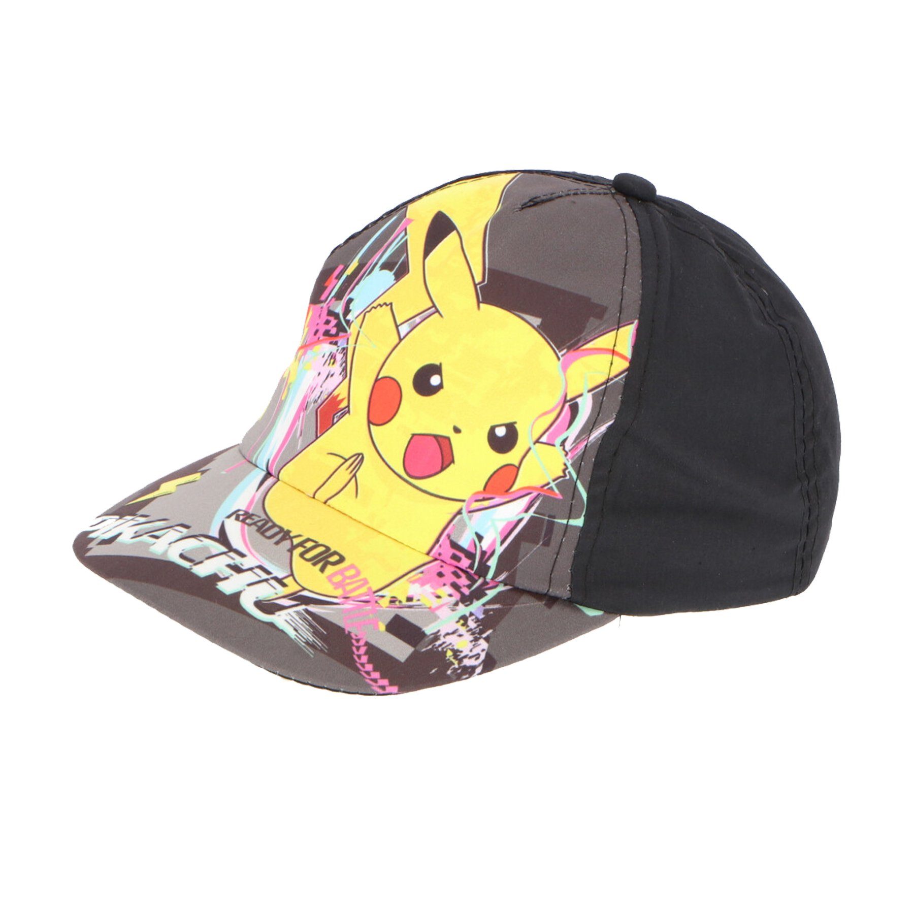 POKÉMON Baseball Cap Pokemon Pikachu Basecap Baseball Kappe Gr. 54 bis 56