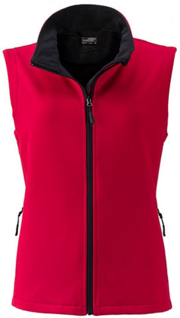 James & Nicholson Funktionsweste Damen Promo Softshell Vest / Wasserabweisend, winddicht