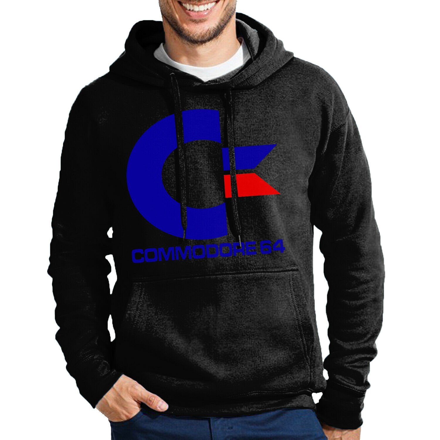 Hoodie Herren Commodore 64 Konsole Amige Super Retro