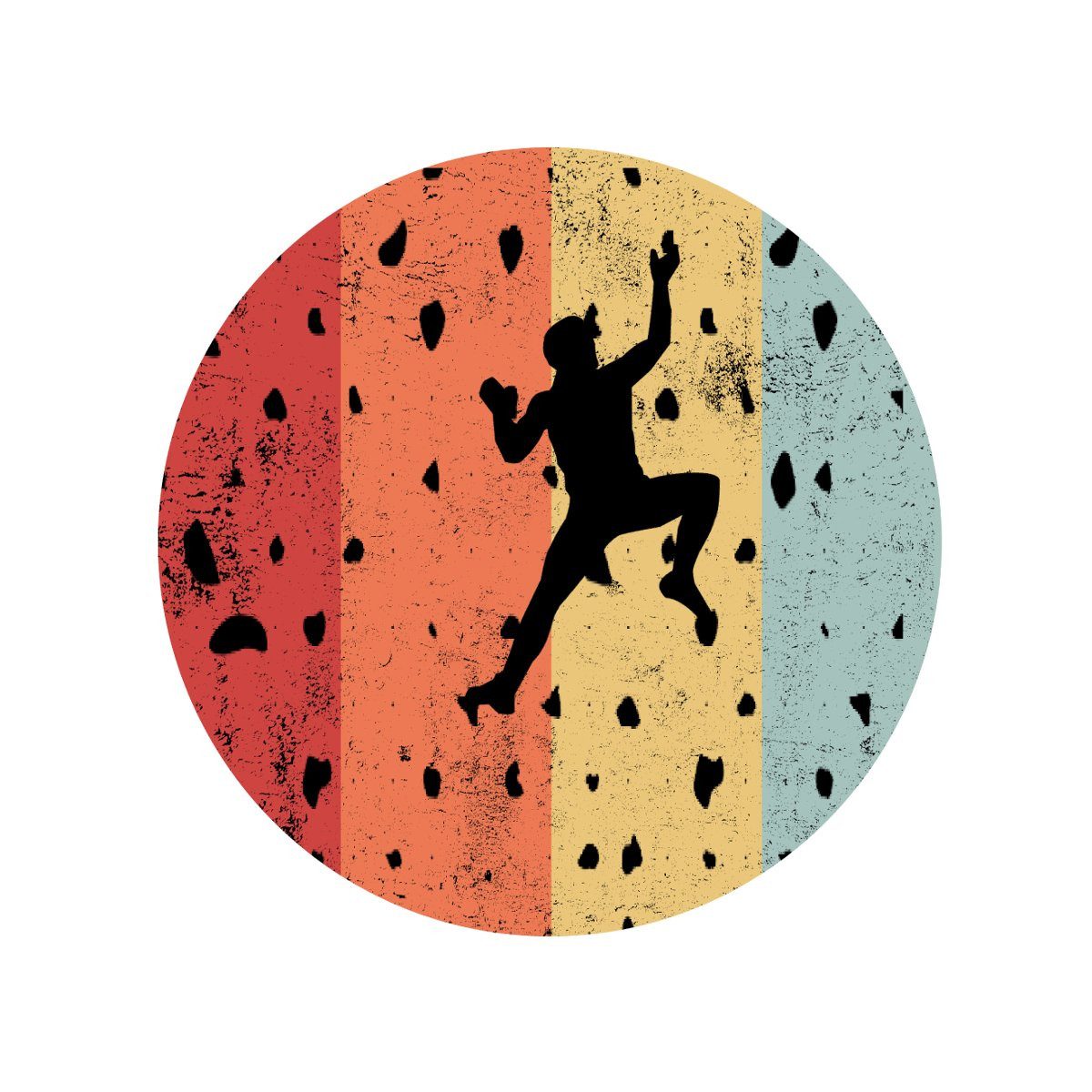 Spreadshirt Aufkleber Bouldern Klettern Kletterhalle Geschenke Für Boulderer Sticker Aufkleb