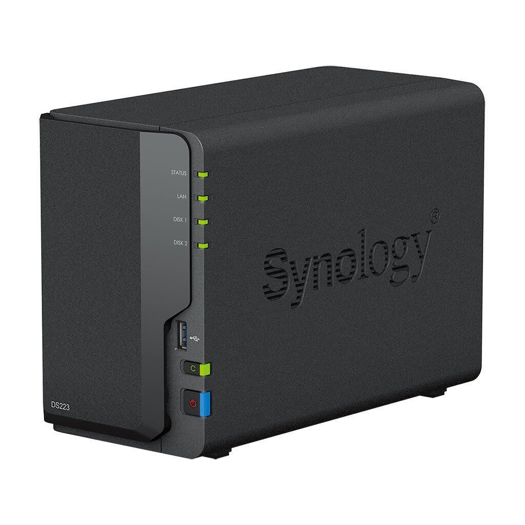 Synology Synology DS223 + 2 x Synology Plus 3.5' SATA HAT33 HDD-NAS-Festplatte