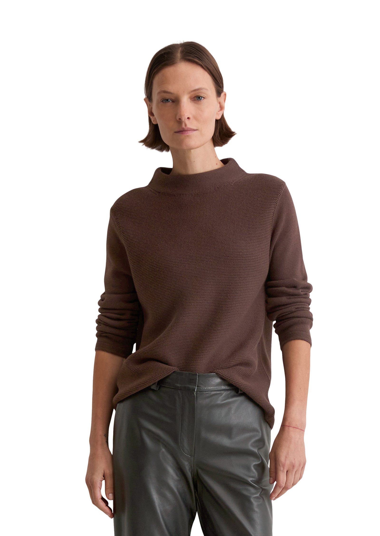 Marc O'Polo Stehkragenpullover aus Organic Cotton