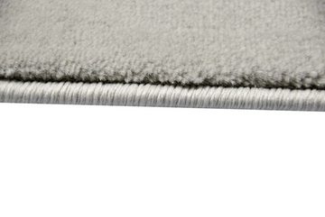 Teppich Designer Teppich Moderner Teppich Wohnzimmer Teppich mit Ornament Bordüre Grau Cream Schwarz, Teppich-Traum, rechteckig, Höhe: 11 mm