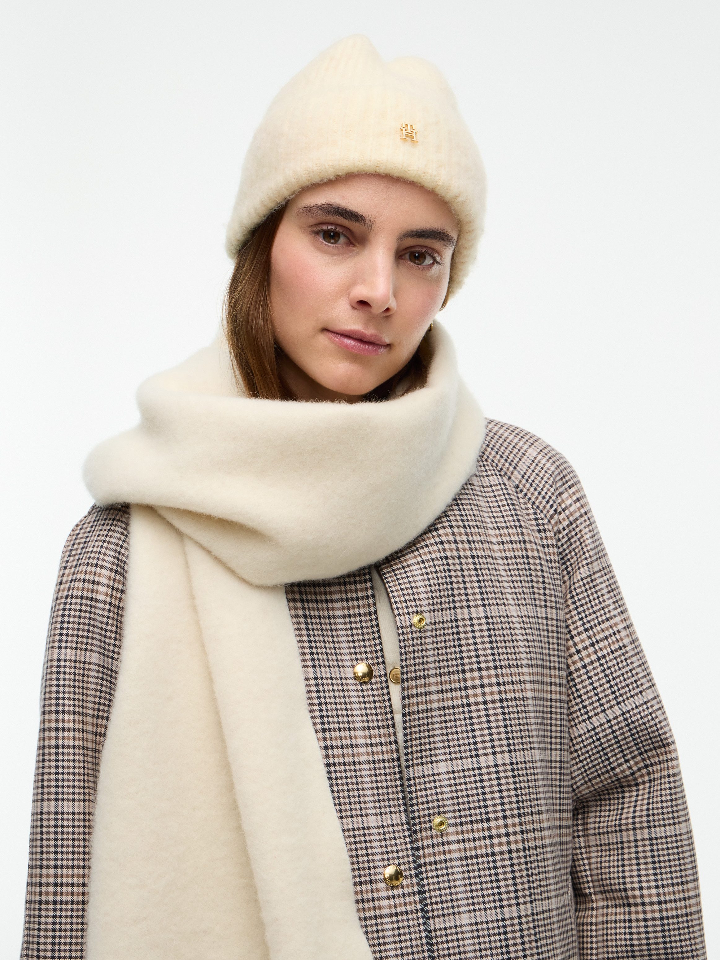 Tommy Hilfiger Beanie TH ELEVATED CHIC mit Alpakawollanteil
