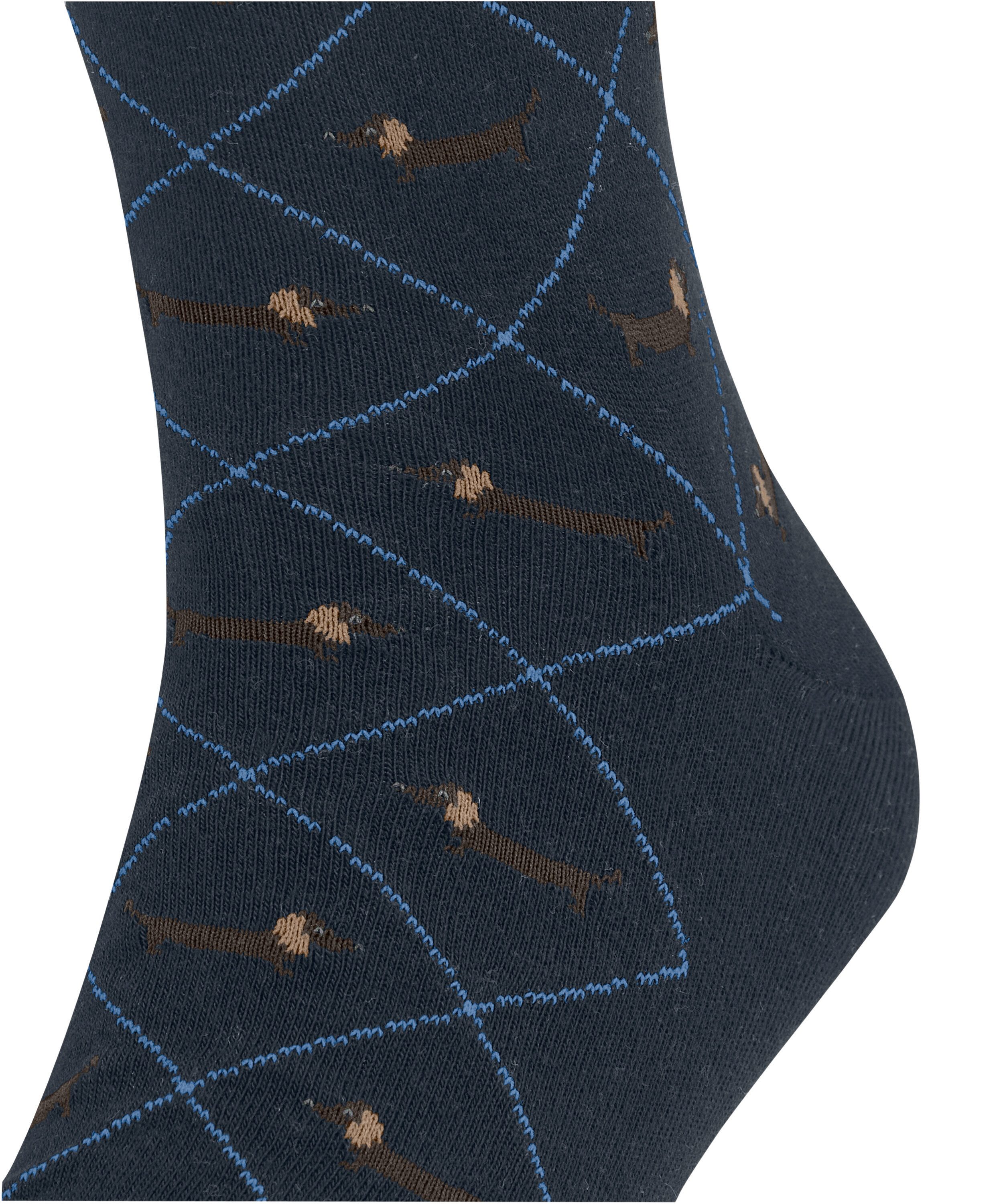 Burlington Socken Dachshund Socken (1-Paar) mit Argyle-Muster & All-Over Motiven