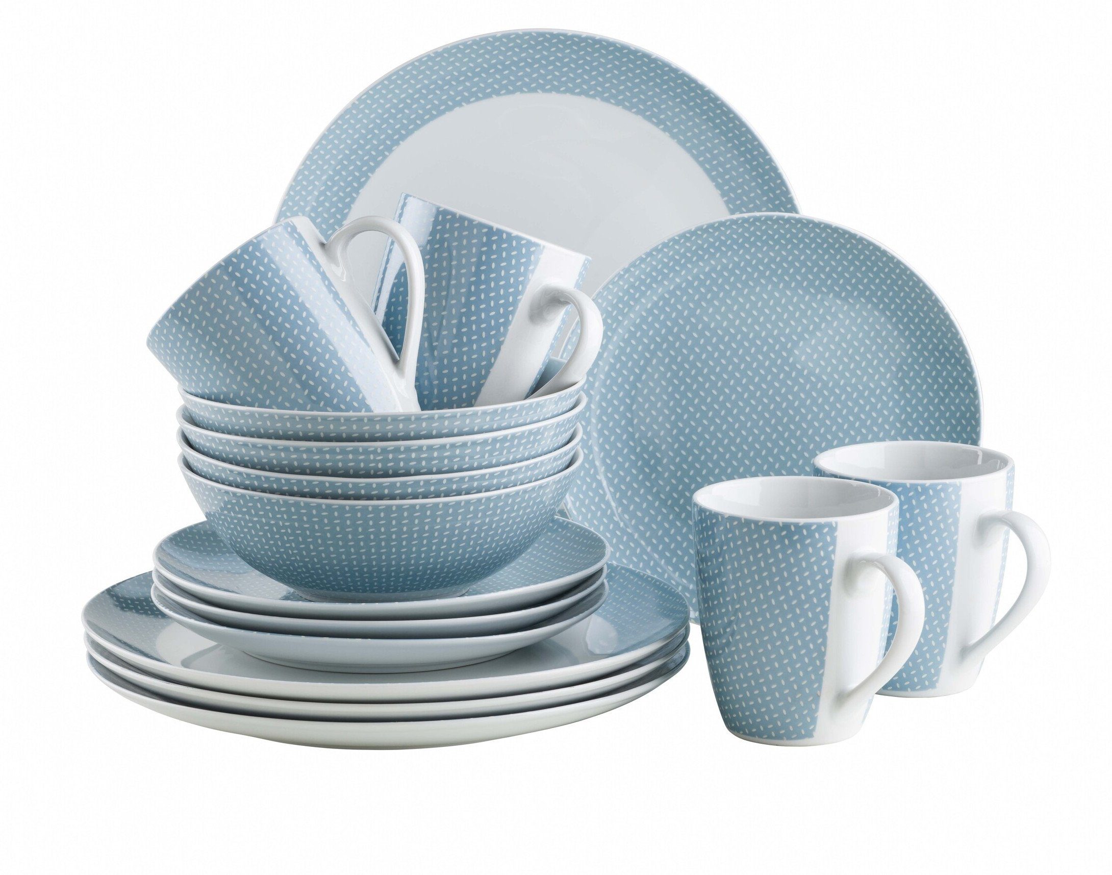 MÄSER Комбинированное обслуживание Kitchen Time II (16-tlg), 4 Personen, Porzellan