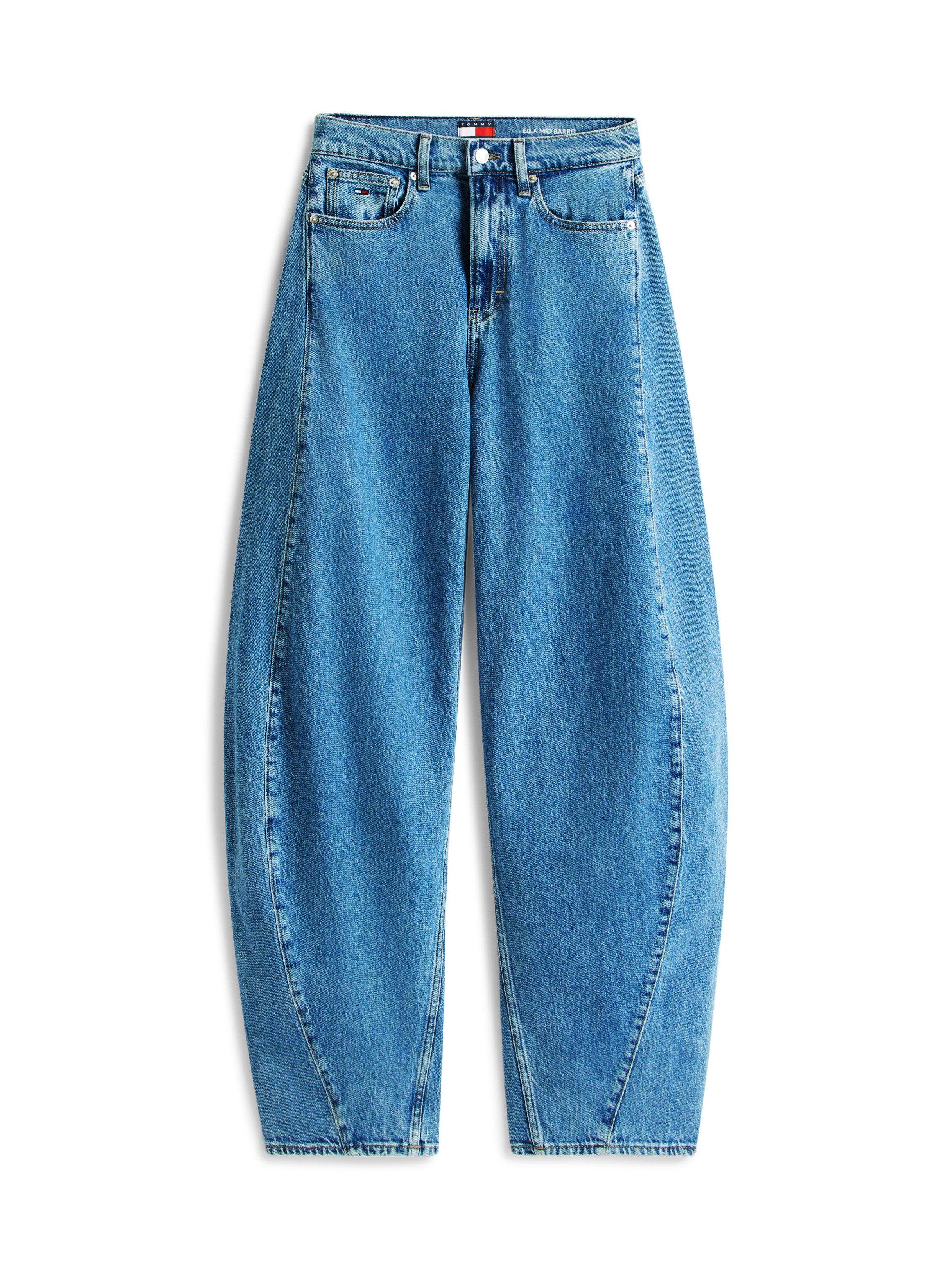 Tommy Jeans Loose-fit-Jeans ELLA MID BARREL BJ4138 aus Baumwoll-Denim mit Stretch
