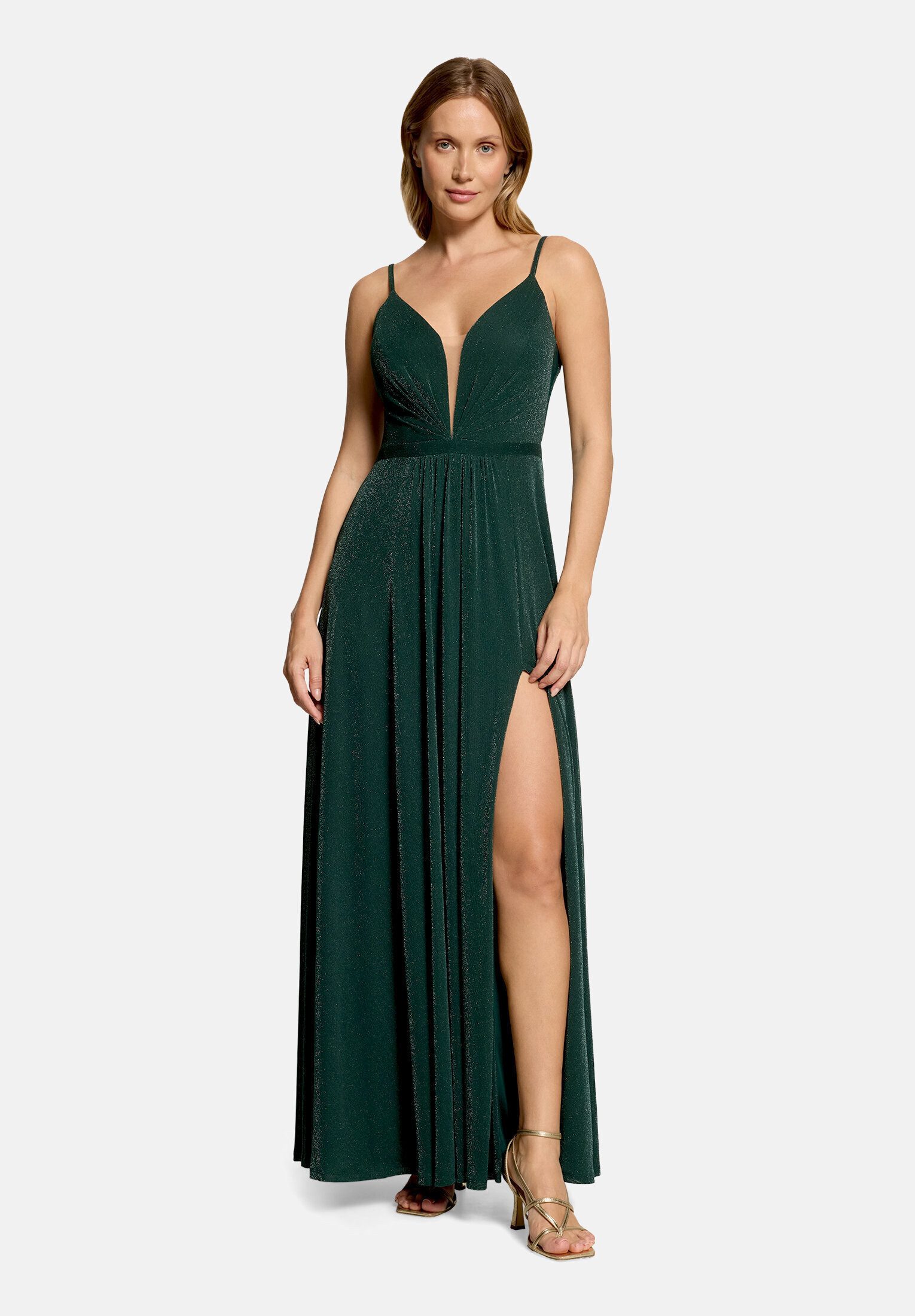 Vera Mont Abendkleid Damen mit Lurexfaden