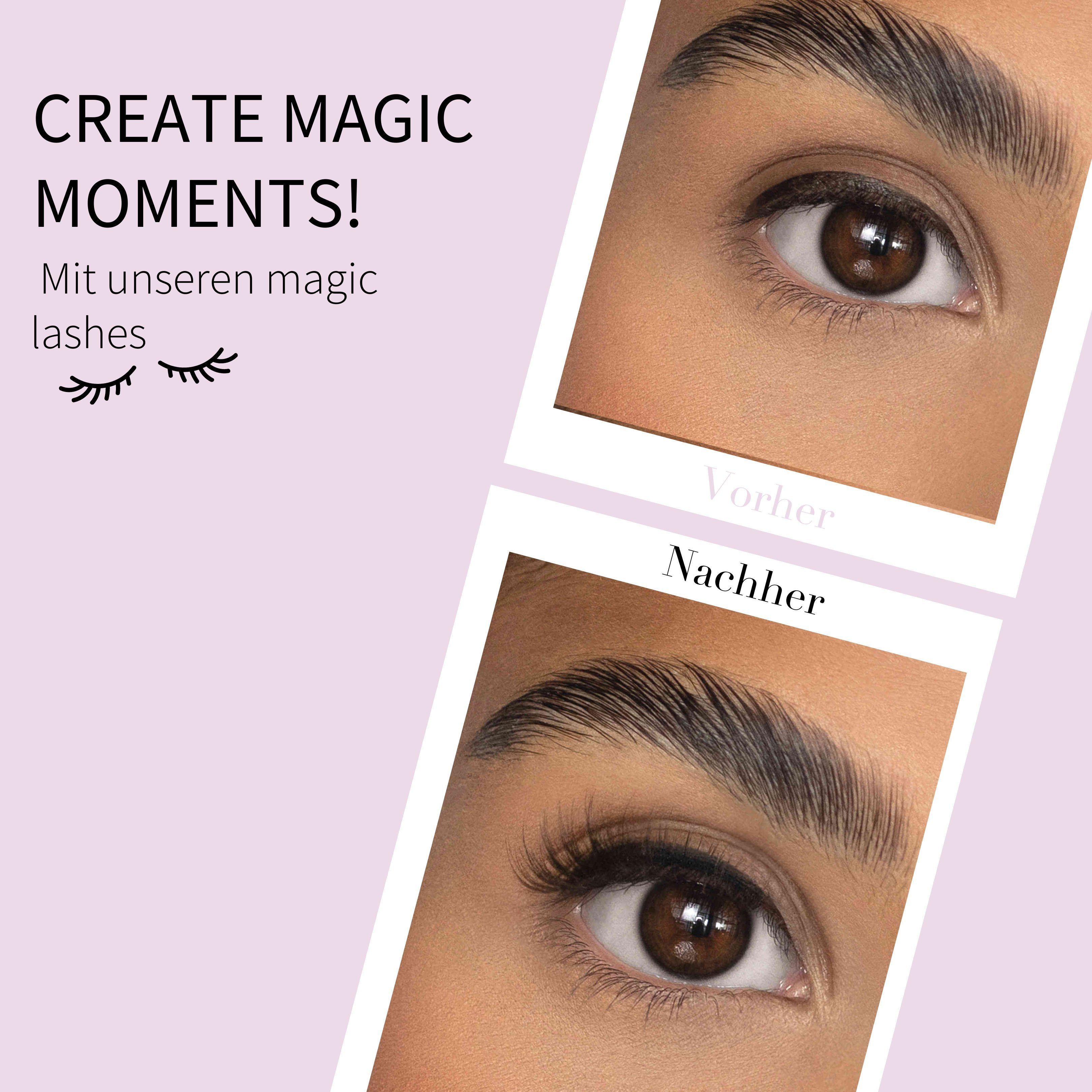 fleeky Bandwimpern fleeky Magic Lashes Honey - künstliche Wimpern aus Synthetikhaar