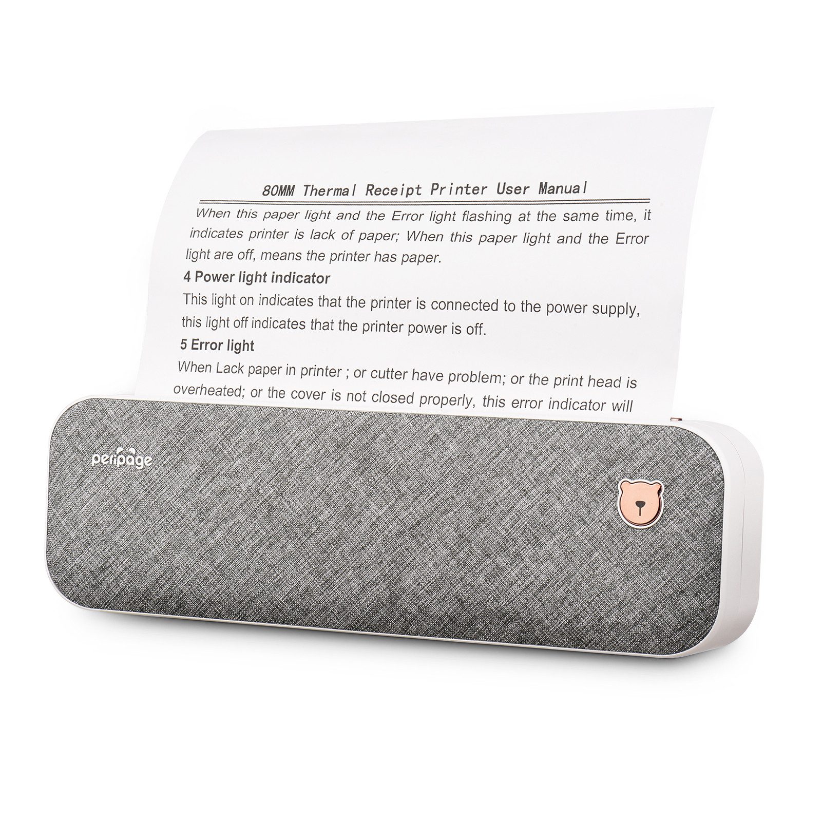 GARRYFIZH Mobiler Drucker Thermodrucker Tragbarer Drucker mobiler Drucker, (Mehrere Druckgrößen Hohe Kompatibilität)