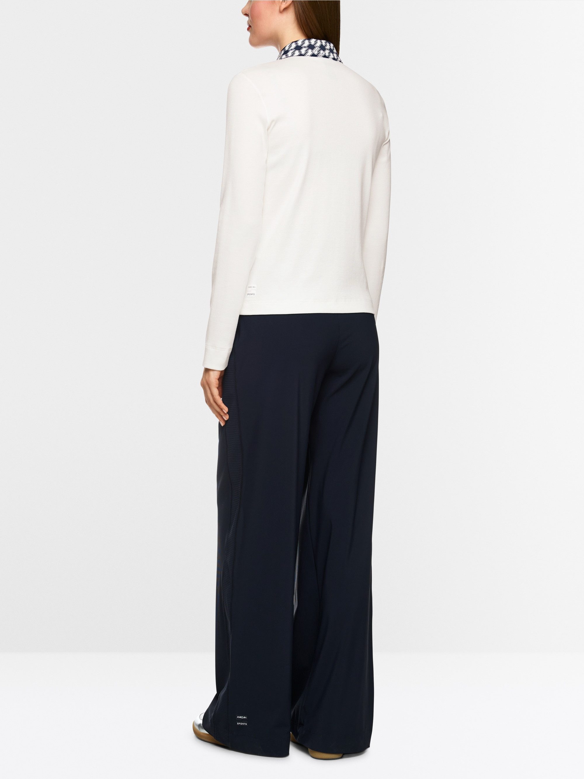 Marc Cain Allwetterjacke Cardigan mit Leo-Details - Regular Fit