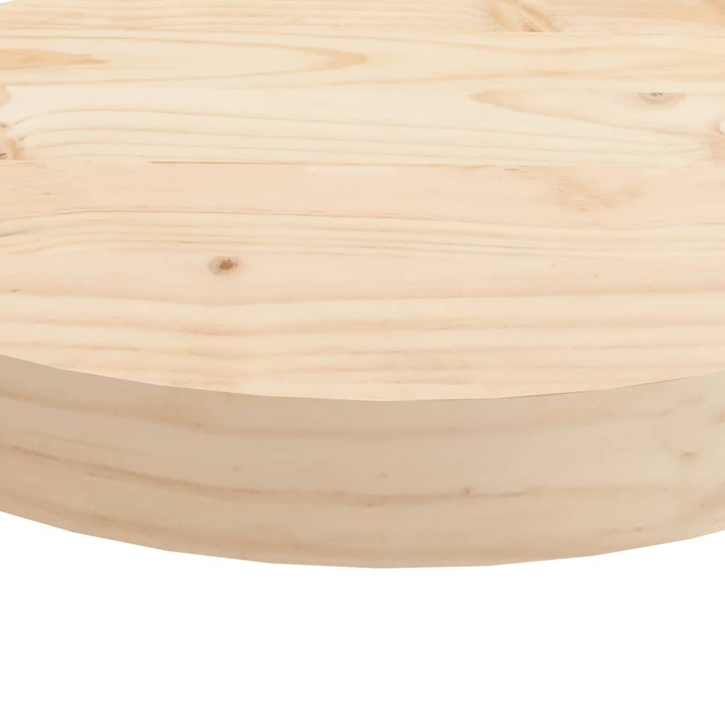 Massivholz furnicato cm Kiefer Rund Ø90x3 Tischplatte