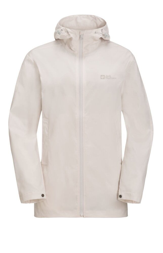 Jack Wolfskin Softshellmantel Desert Wind (winddicht, wasserabweisend) cremeweiss Damen
