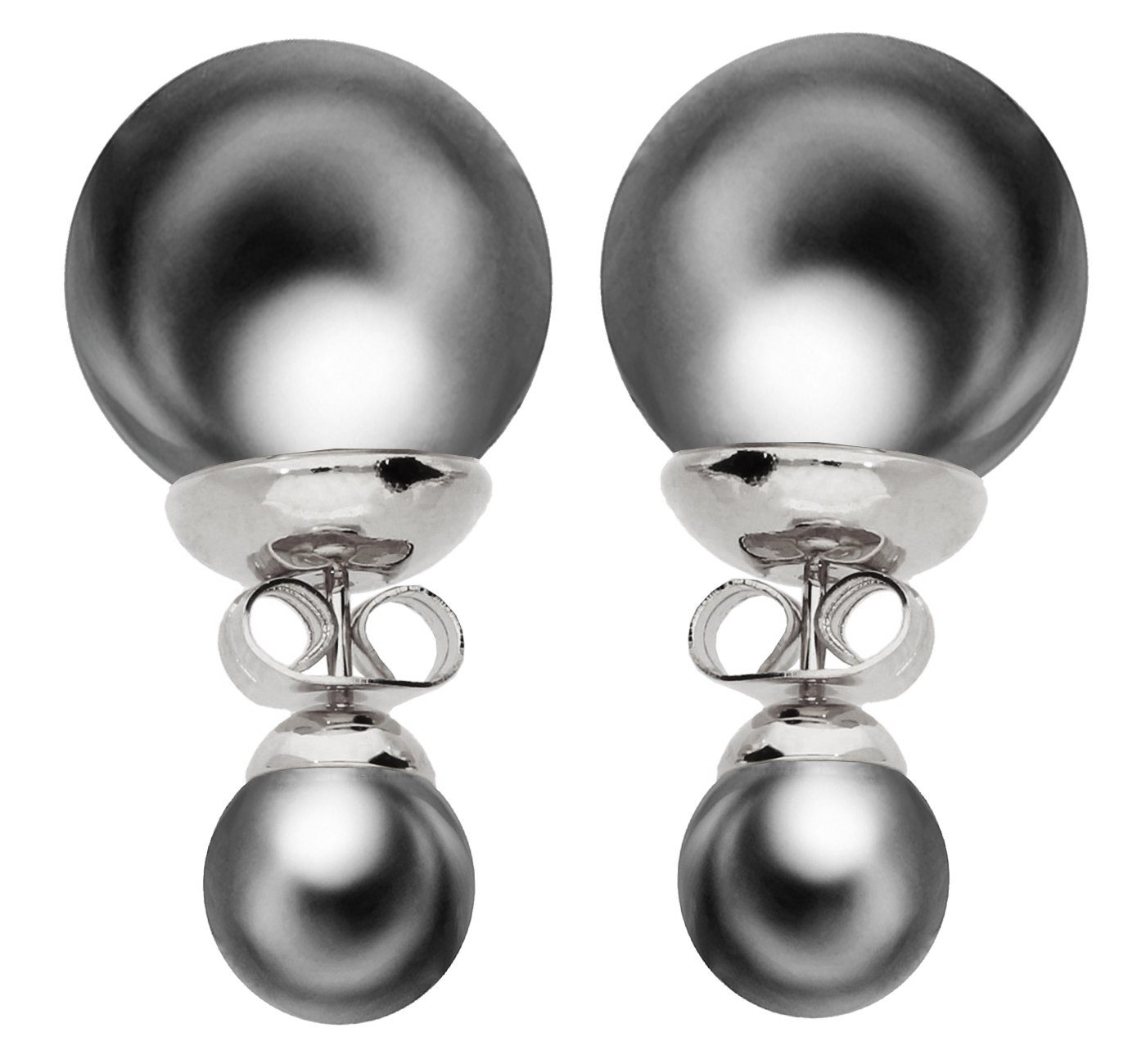 LÖB Paar Ohrstecker Silber Ohrringe Zwei günstig online kaufen