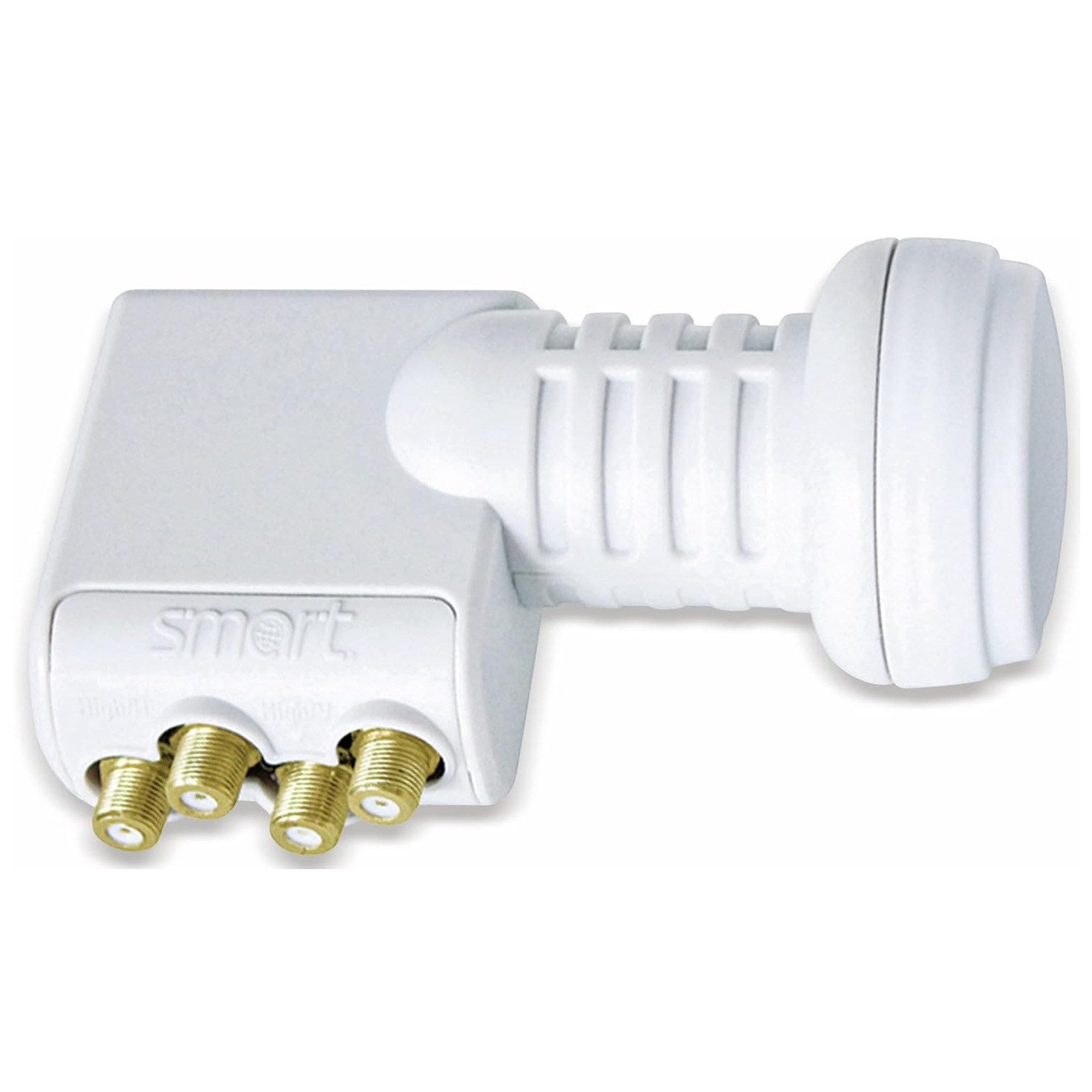 Smart Titanium Quattro Lnb TS 0,1dB - Hochwertiger KU-Band Konverter Universal-Quattro-LNB