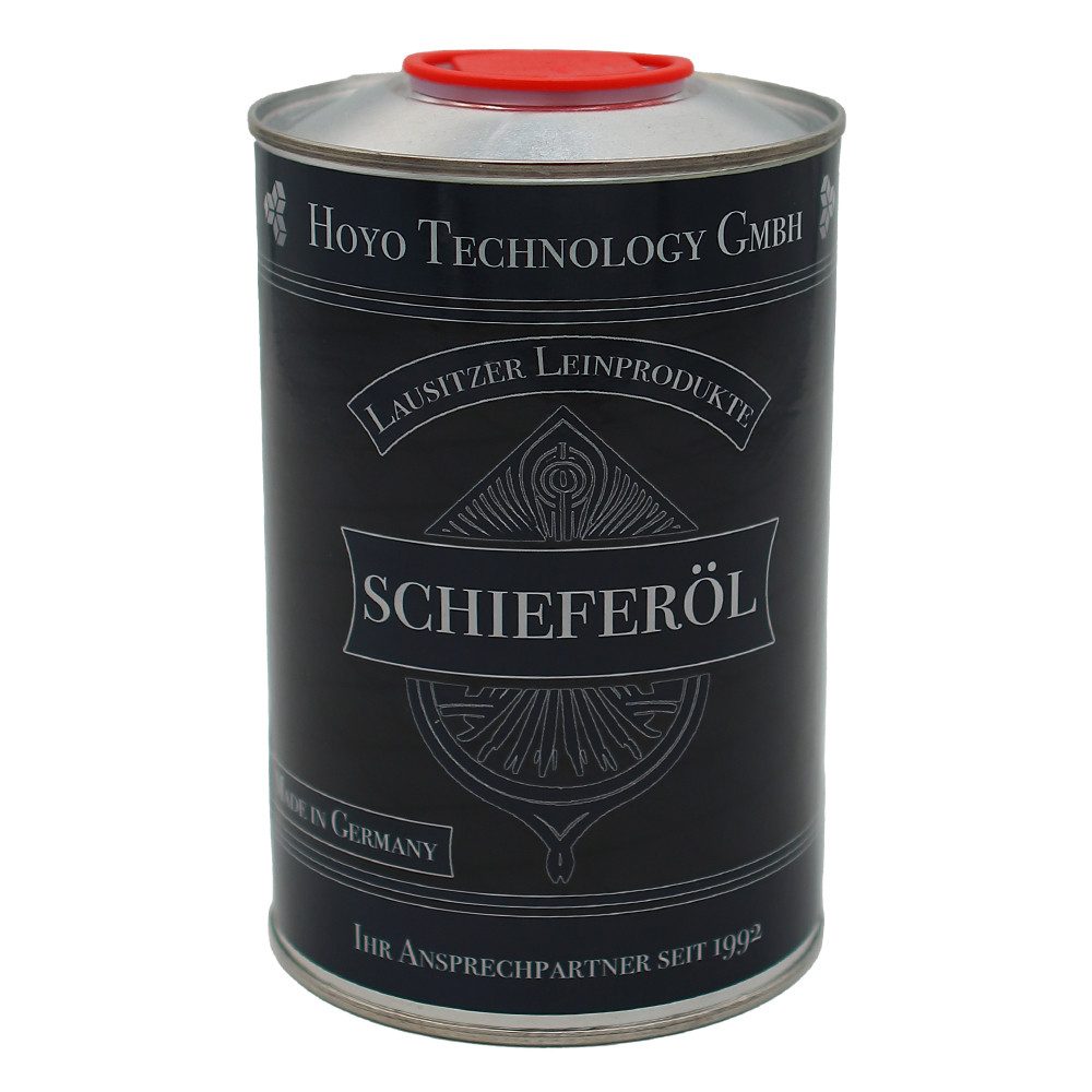 Hoyo Technology GmbH Schieferöl Imprägnierung - 1 L, Natürlicher Schutz von Schiefer, Dose Naturstein-Imprägnierung, Lebensmittelecht, Umweltfreundlich, Schnelltrocknend, Wasserabweisend