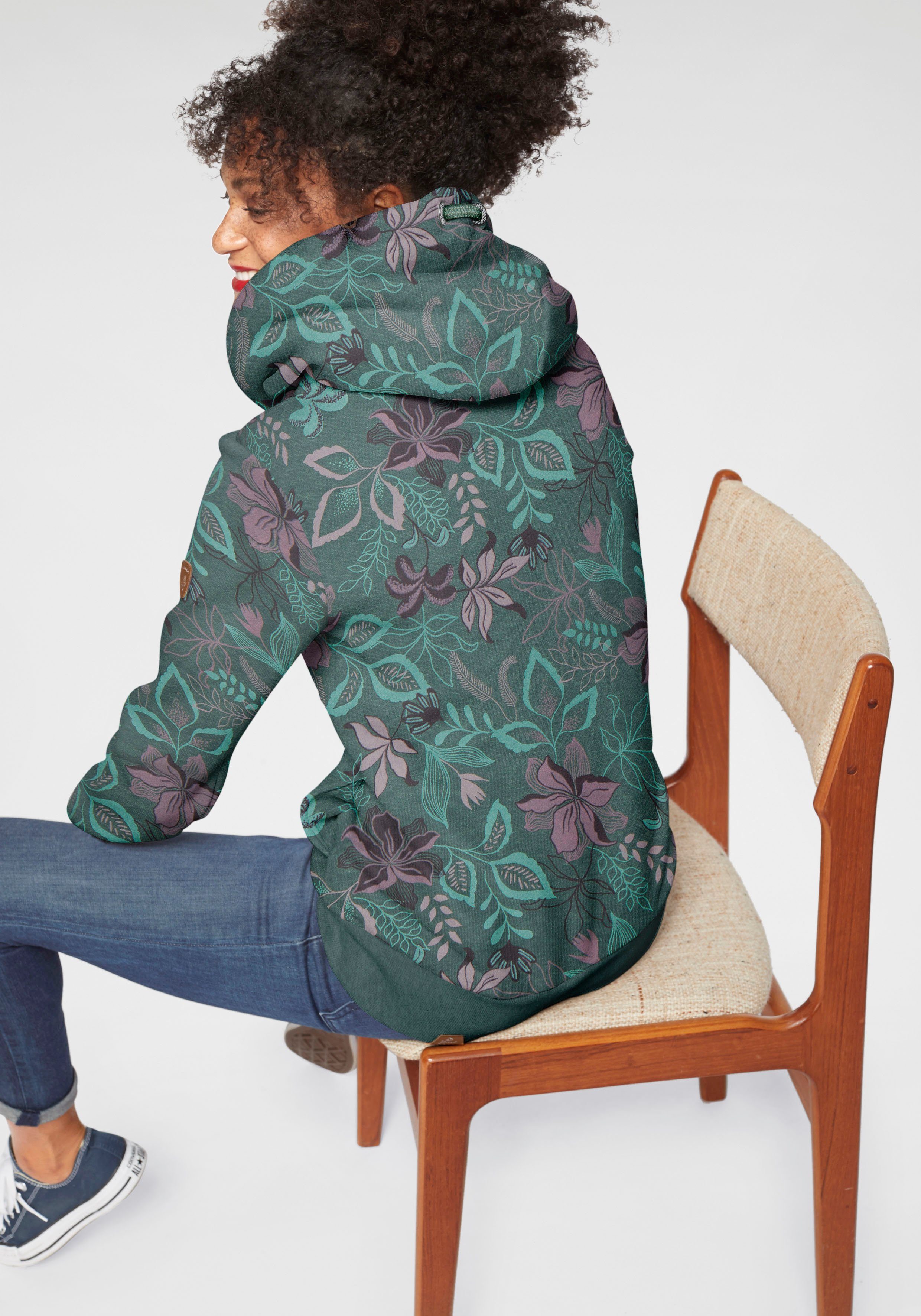 Ragwear Sweater GRIPY FLOWERS O Hoodie günstig online kaufen