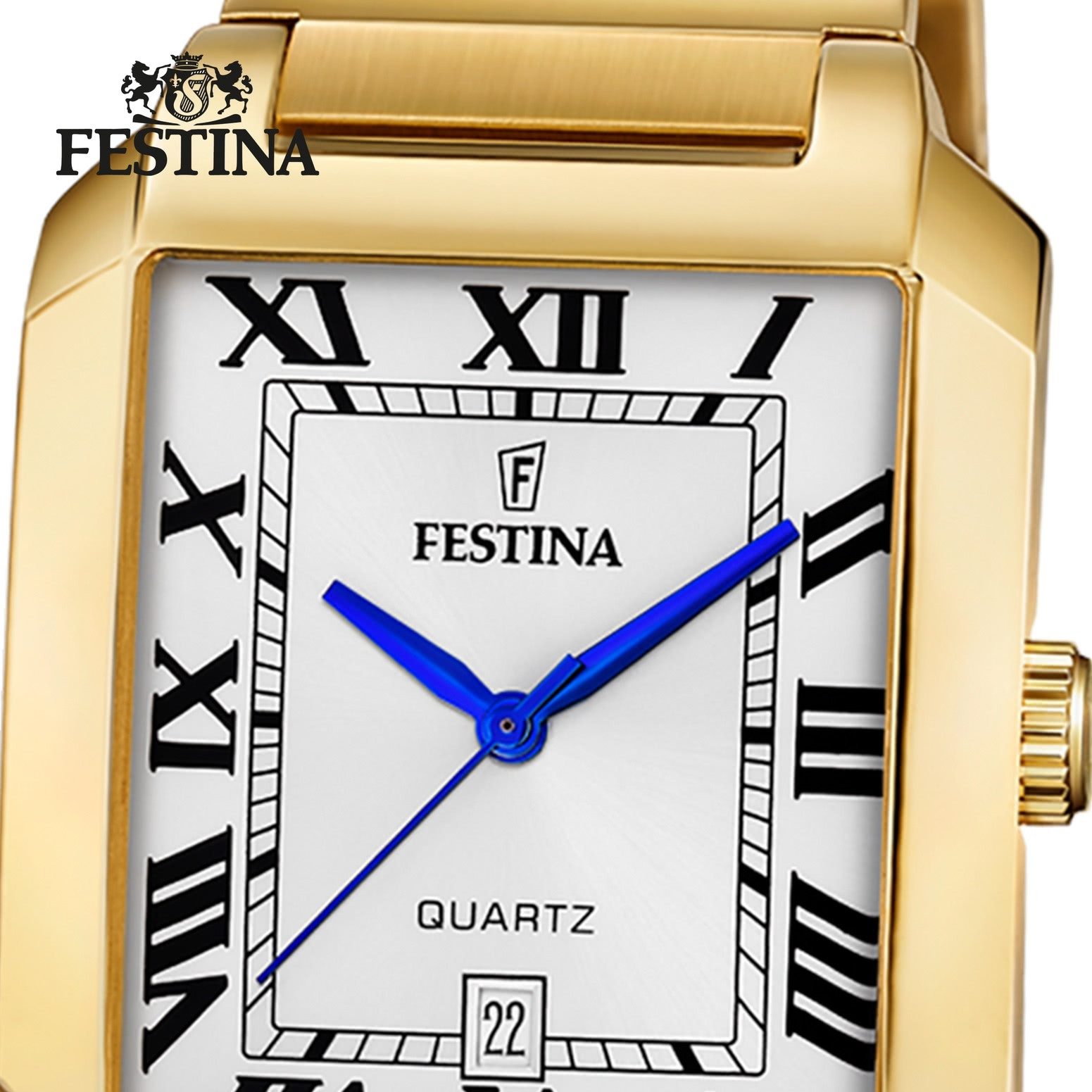 Festina Quarzuhr Festina Herrenuhr Edelstahl gold Festina, (Analoguhr), Her günstig online kaufen