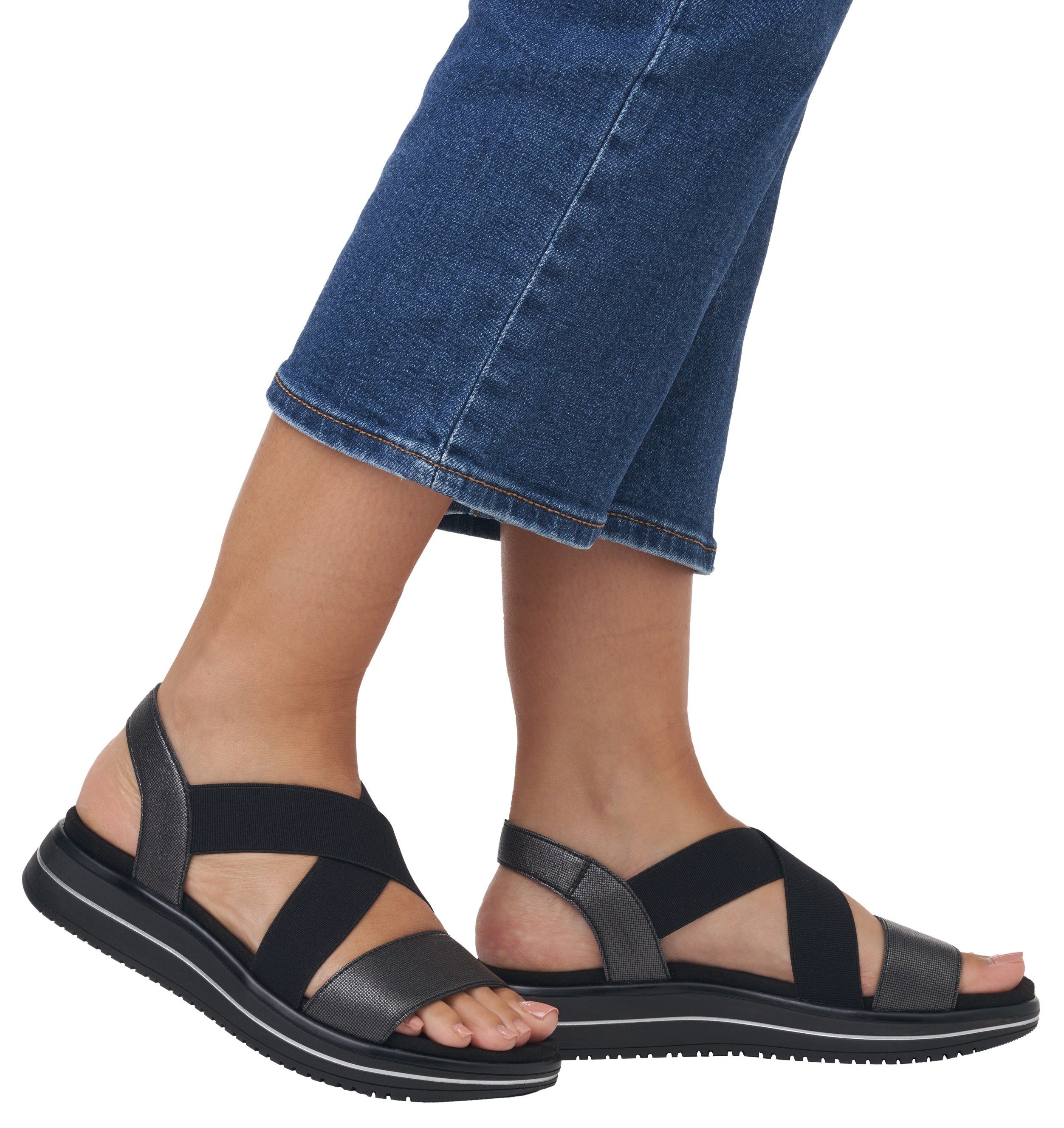 Remonte Riemchensandale, Sommerschuh, Sandalette, Keilabsatz, mit günstig online kaufen