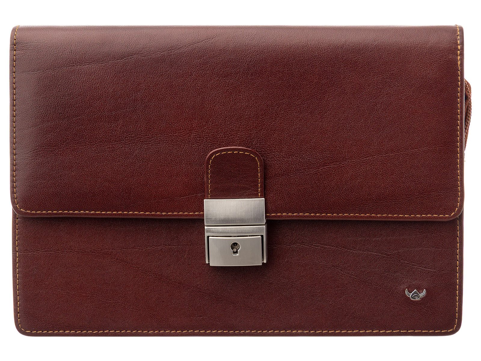 Golden Head Geldbörse Colorado Tasche 821505 Handgelenktasche (Stück, 1-tlg., 1), Doppelsteppnähte