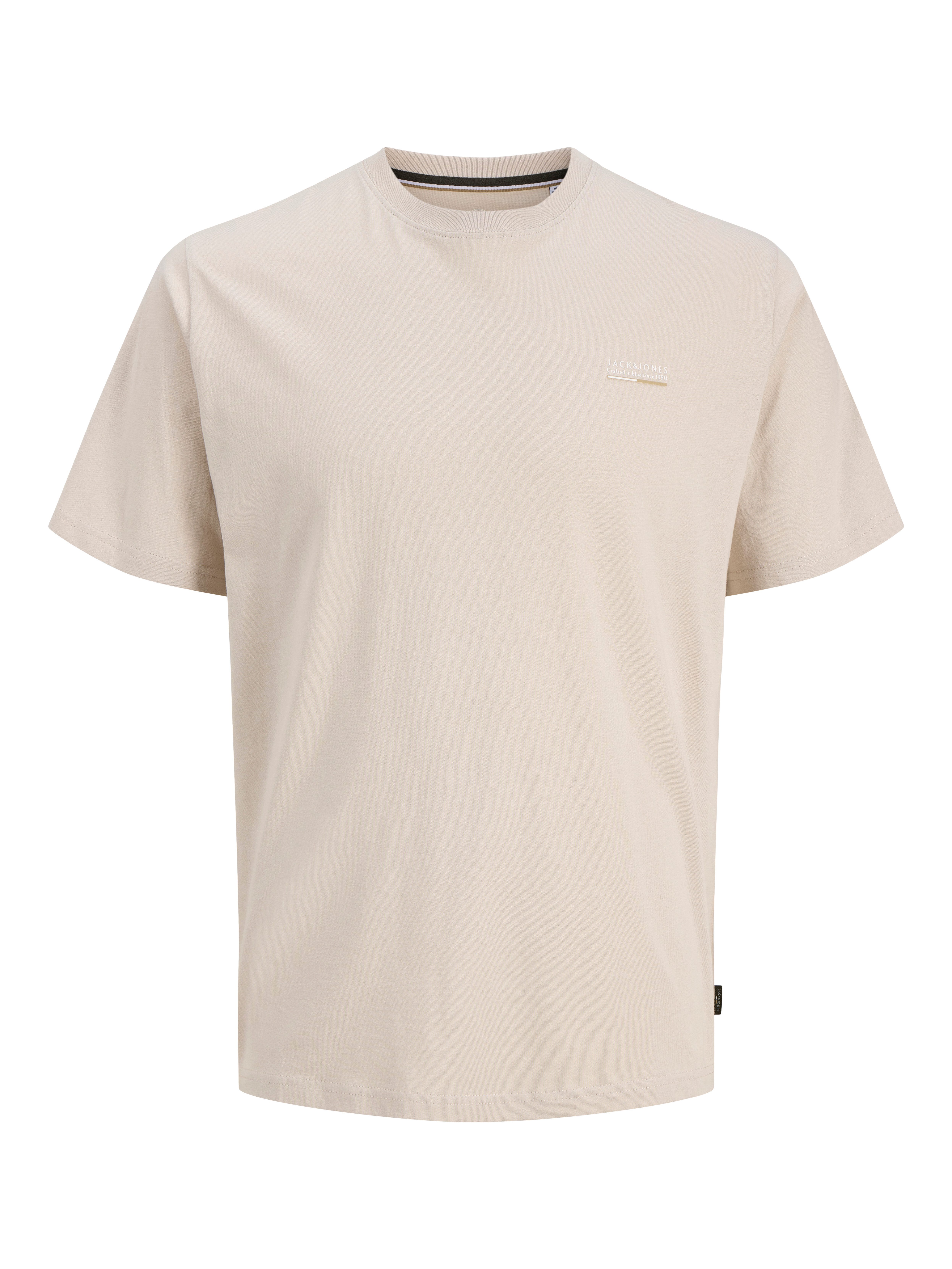 Jack & Jones Rundhalsshirt JJKYLE TEE SS CREW NECK aus Baumwolle und Jersey, mit geradem Abschluss, ohne Verschluss – Bild 4 von 5