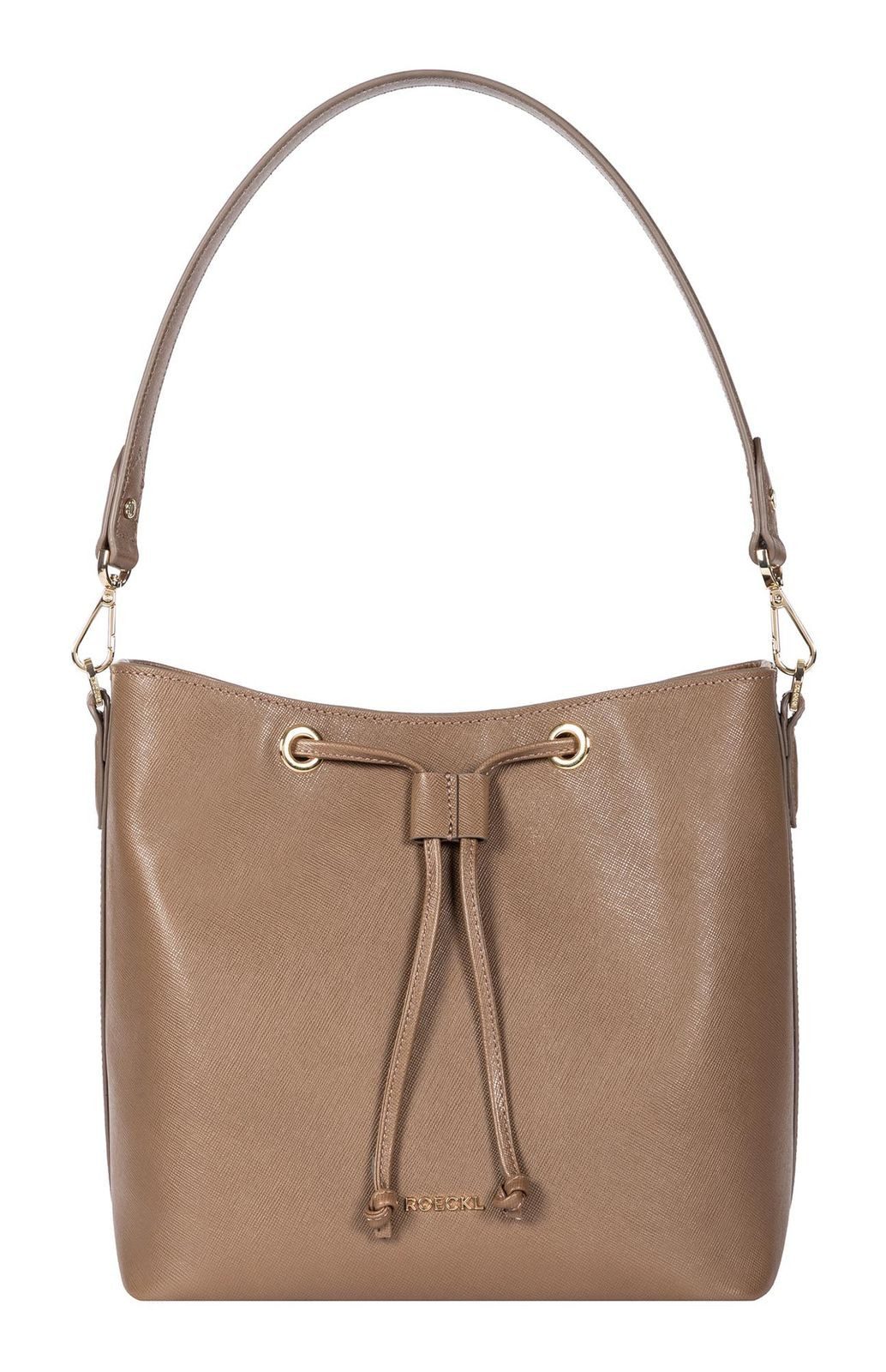 Roeckl Schultertasche Pitti Saffiano Shoulderbag, aus echtem Rindsleder