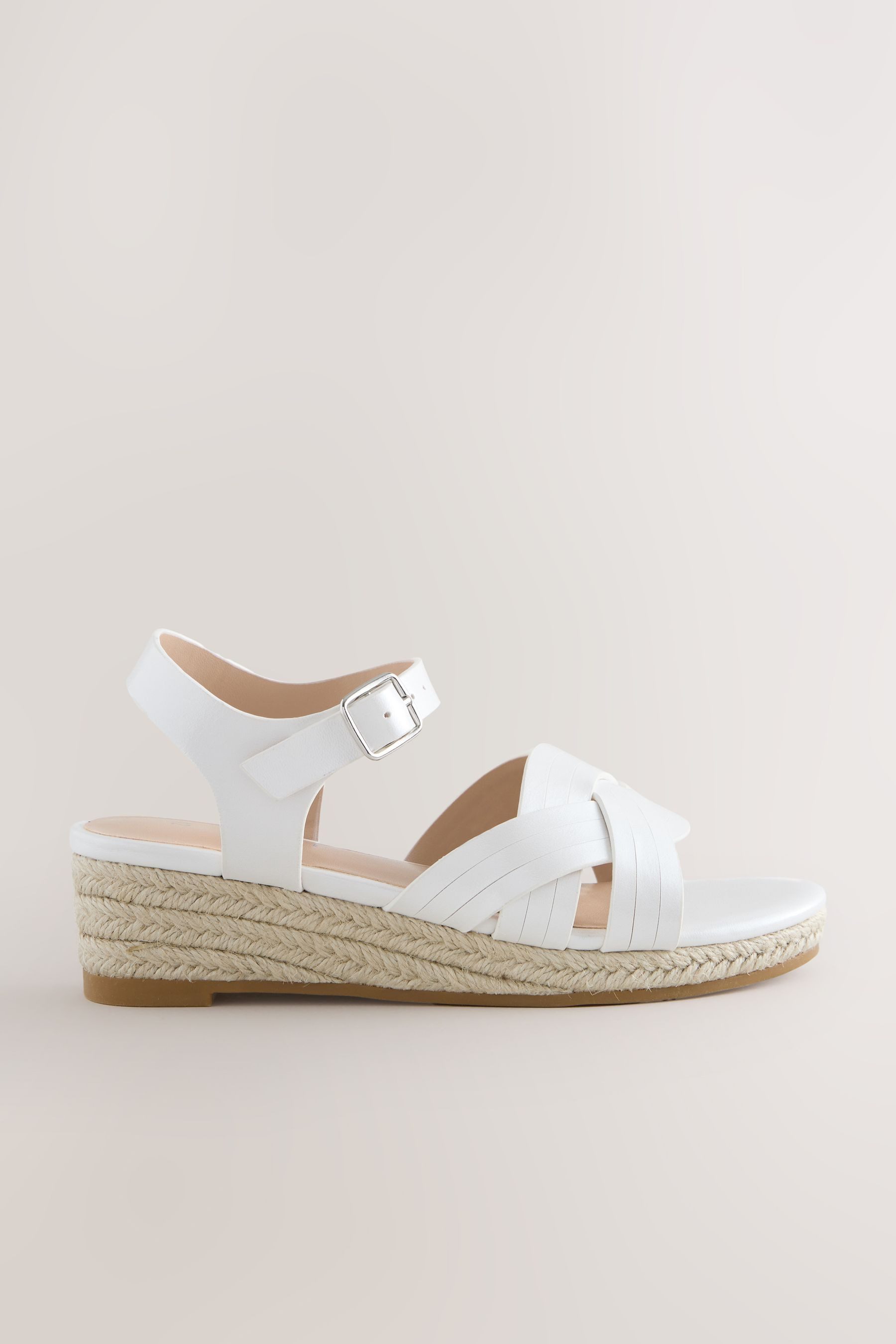 Next Keilabsatz-Sandalen in Weboptik Keilsandalette (1-tlg)